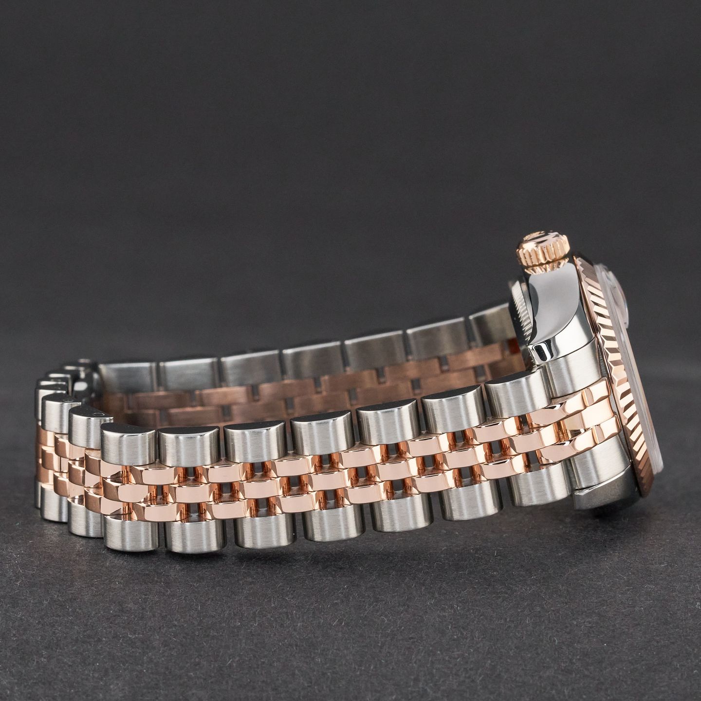 Rolex Lady-Datejust 179171 (2014) - Pink dial 26 mm Gold/Steel case (6/8)