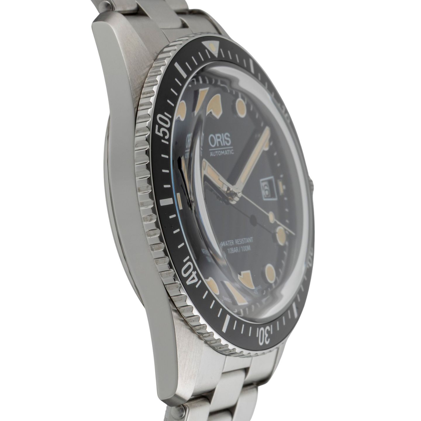 Oris Divers Sixty Five 01 733 7720 4054-07 4 21 18 (Unknown (random serial)) - Black dial 42 mm Steel case (7/8)