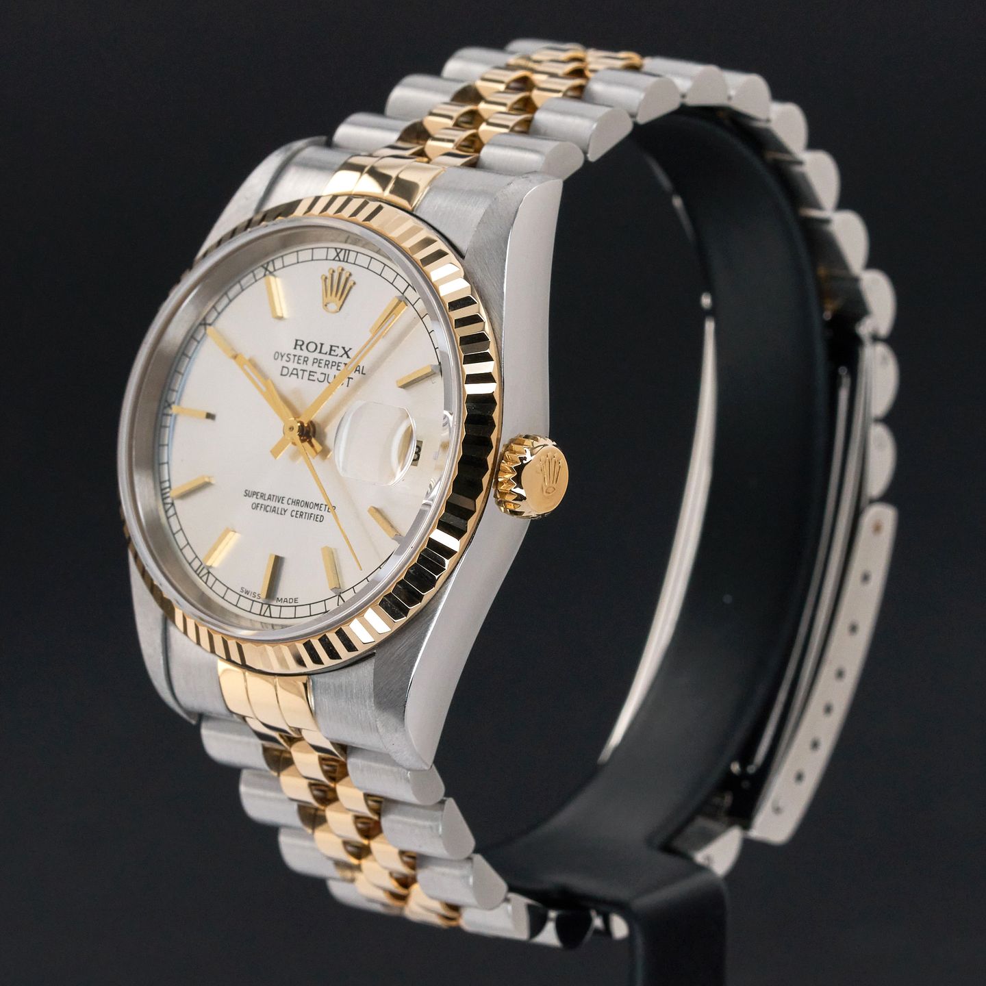 Rolex Datejust 36 16233 (2000) - 36mm Goud/Staal (4/8)