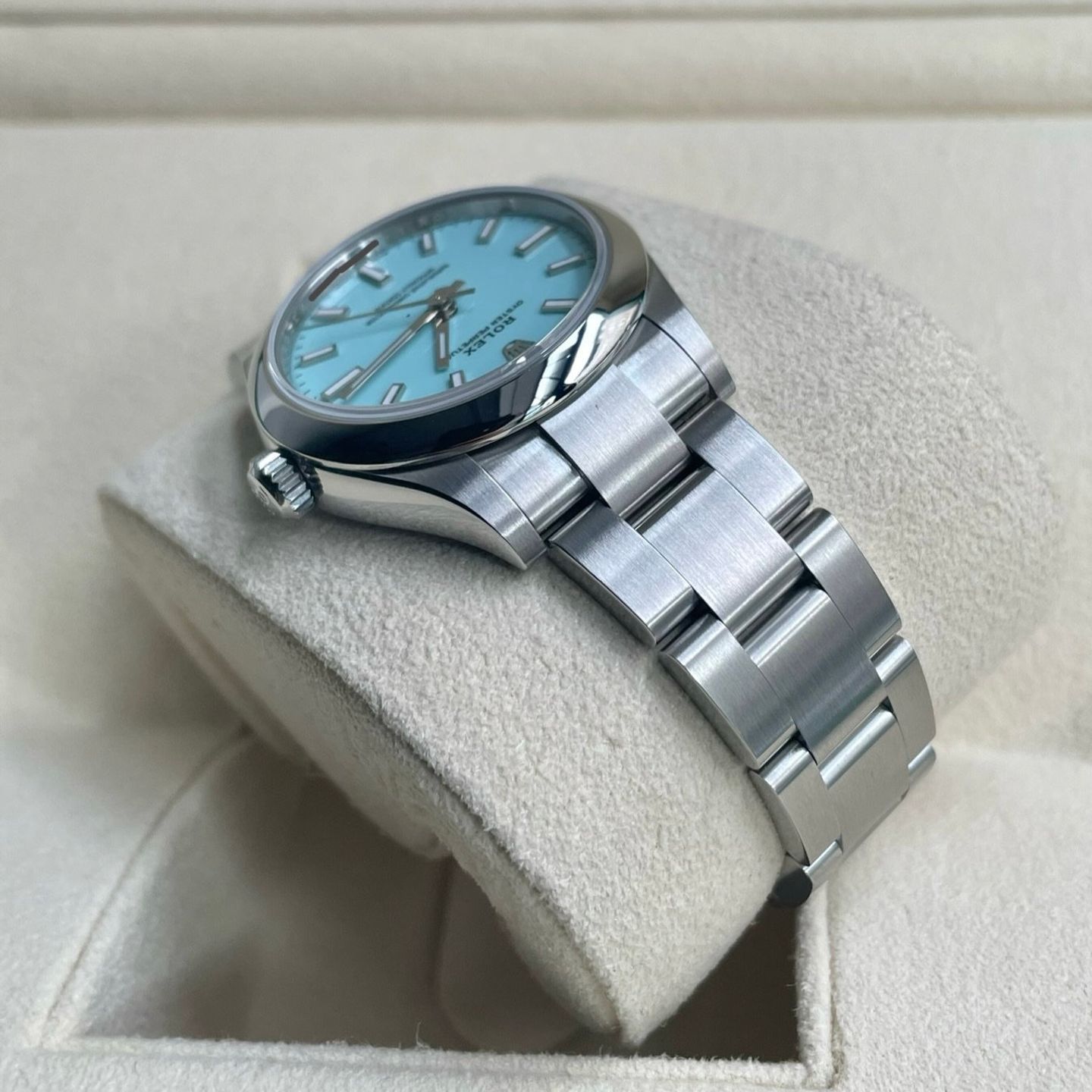 Rolex Oyster Perpetual 31 277200 (2022) - Blue dial 31 mm Steel case (5/7)