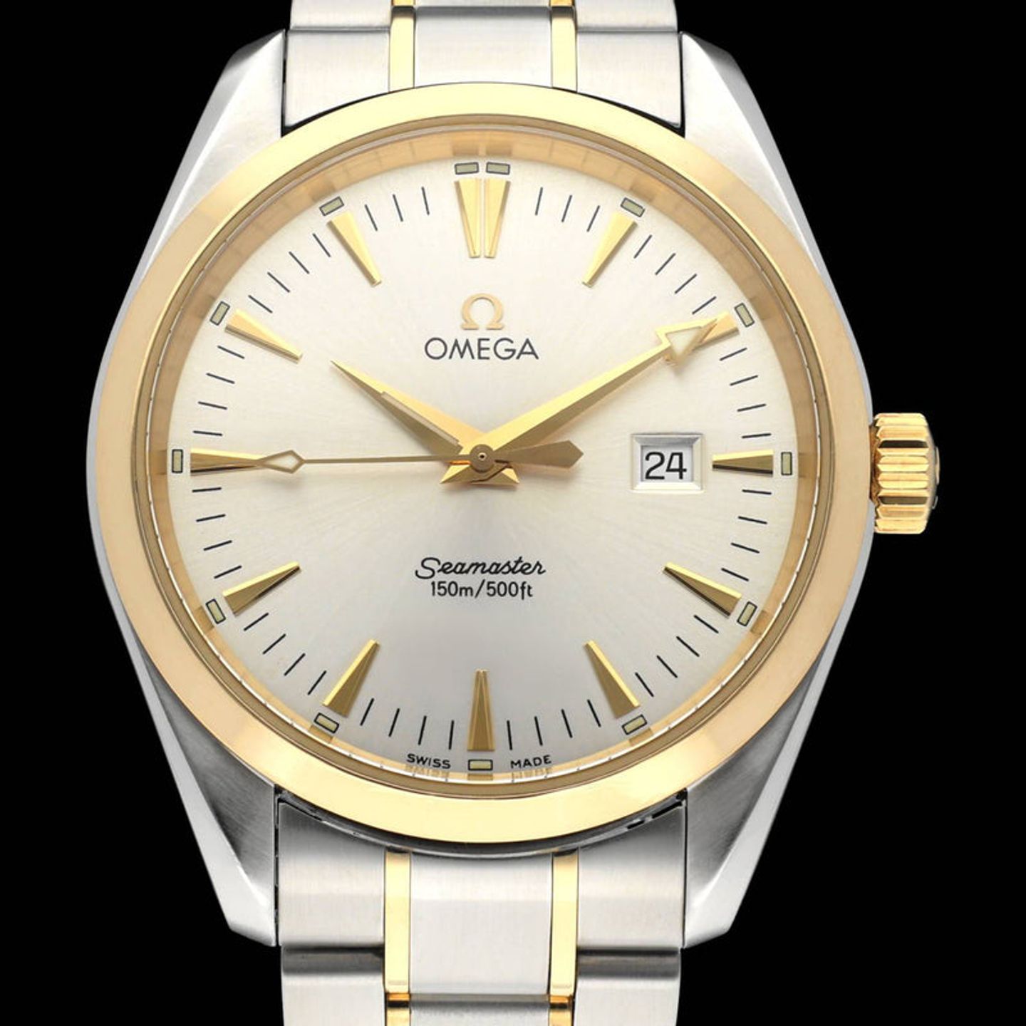 Omega Seamaster Aqua Terra 2317.30.00 (1998) - Silver dial 39 mm Gold/Steel case (1/7)