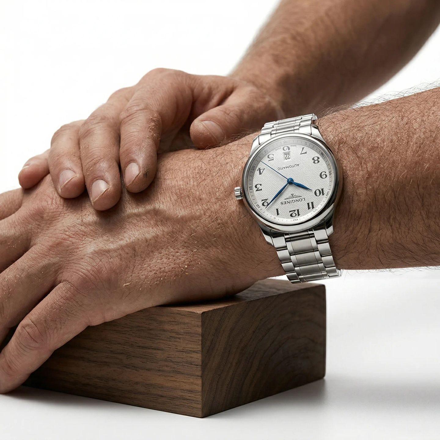 Longines Master Collection L2.628.4.78.6 (2012) - Wit wijzerplaat 39mm Staal (2/8)