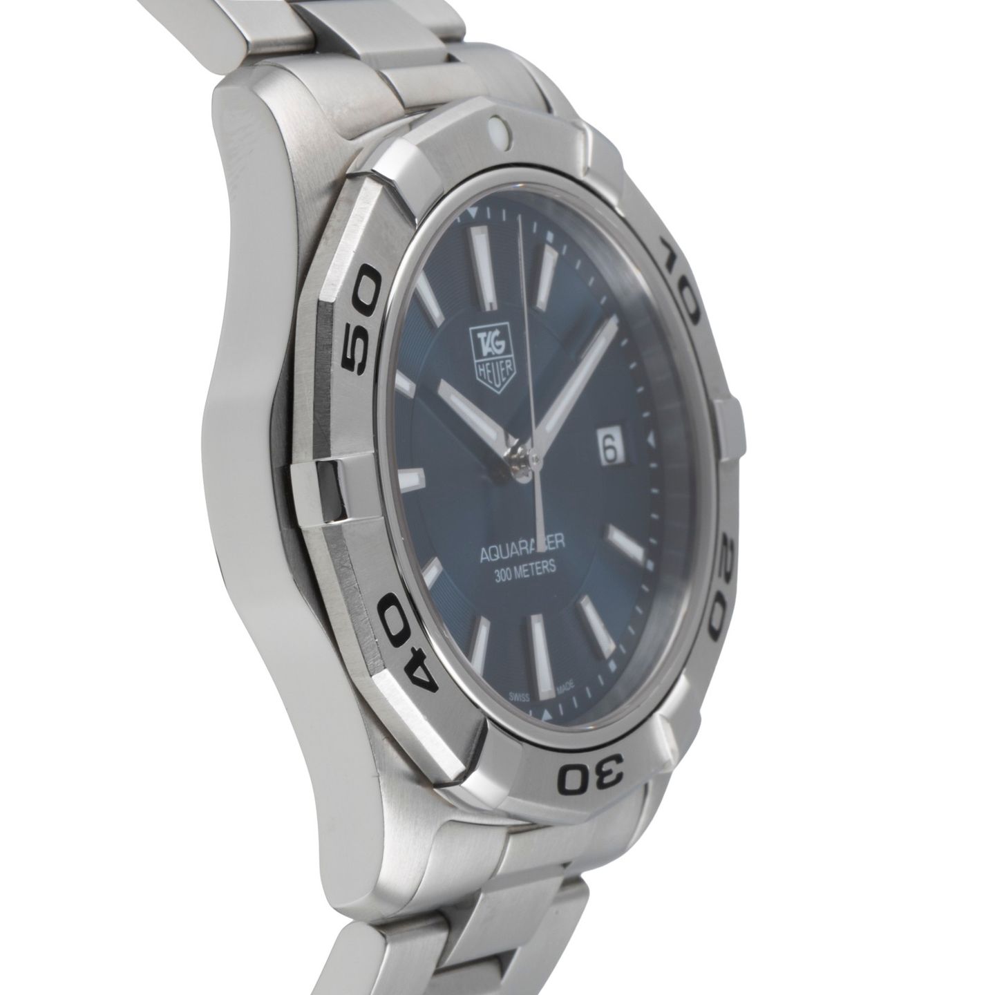 TAG Heuer Aquaracer 300M WAP1112 (2016) - 39 mm Steel case (7/8)