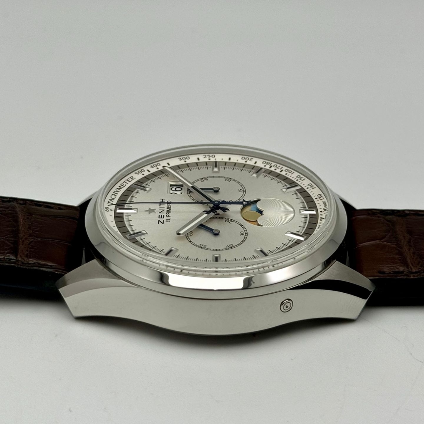 Zenith El Primero 03.2160.4047/02.C713 (2018) - Zilver wijzerplaat 45mm Staal (5/10)