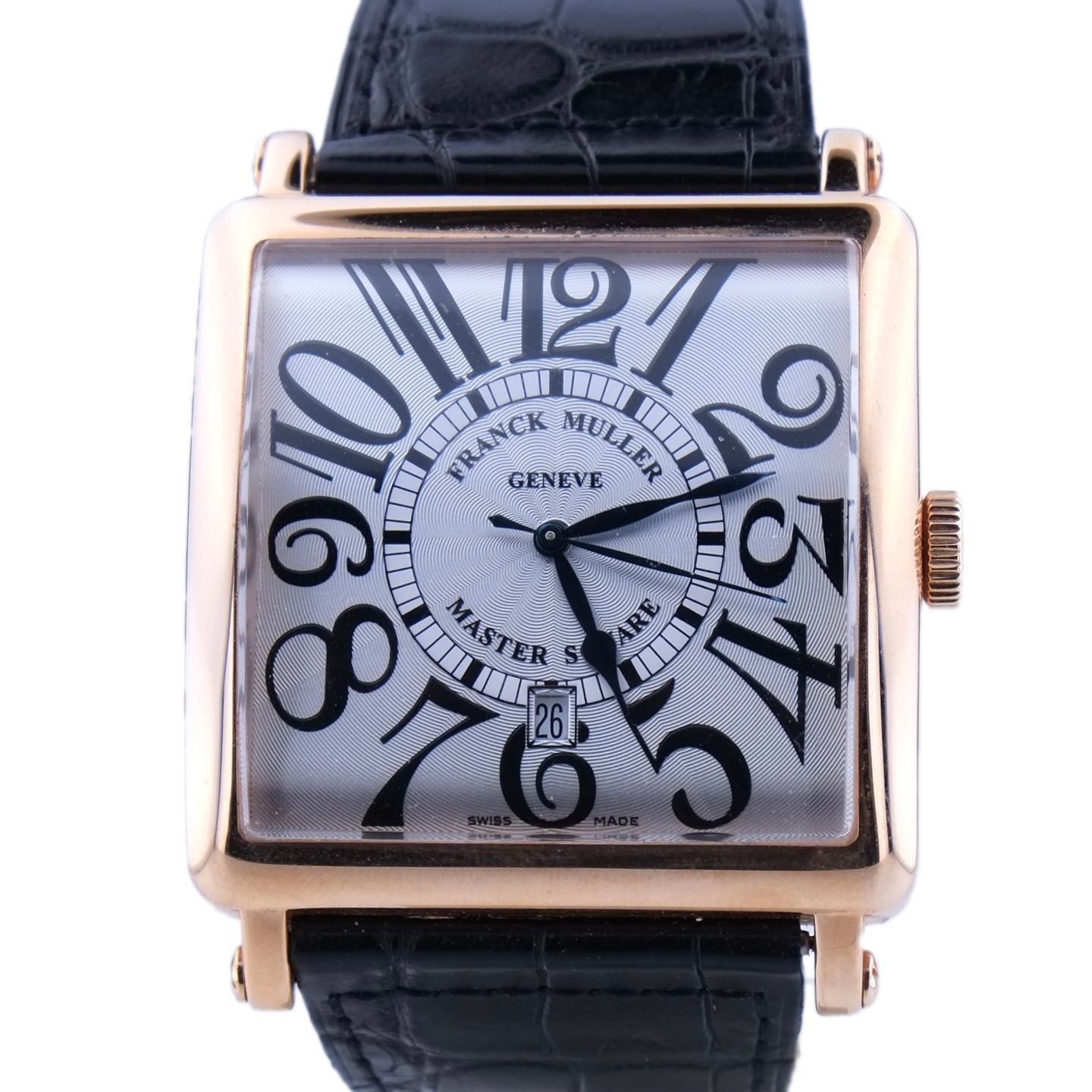 Franck Muller Master Square 6000 K SC DT/6000KSCDT (2017) - Zilver wijzerplaat 42mm Geelgoud (1/1)