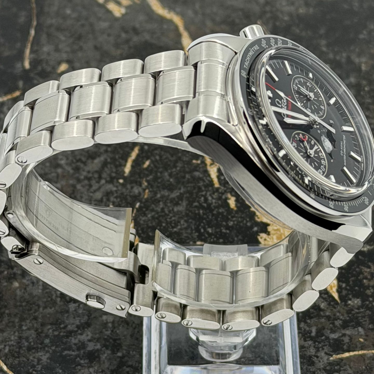 Omega Speedmaster Moonphase 304.30.44.52.01.001 (2026) - Zwart wijzerplaat 44mm Staal (5/8)