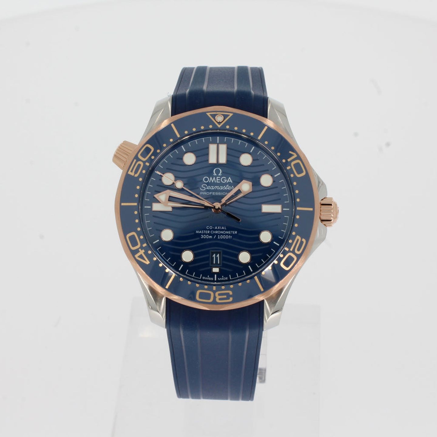 Omega Seamaster Diver 300 M 210.22.42.20.03.002 (2024) - Blauw wijzerplaat 42mm Goud/Staal (1/5)