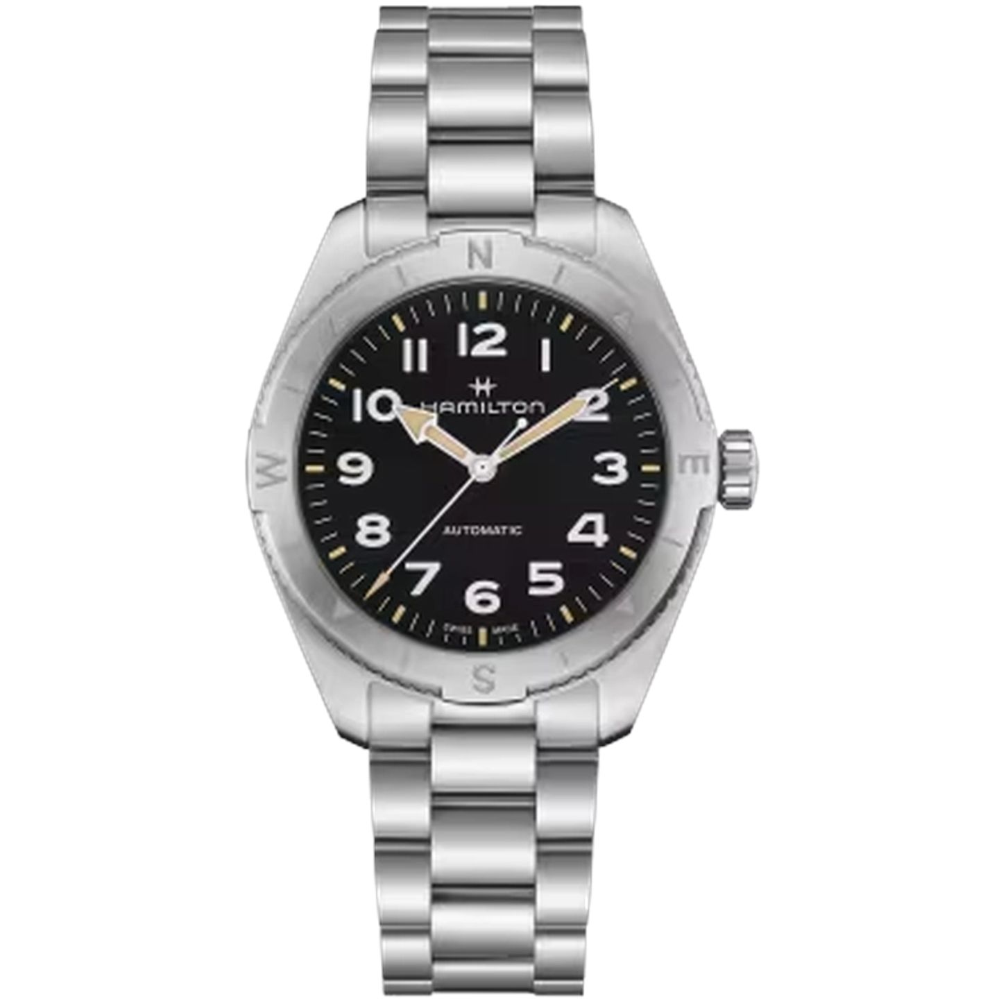Hamilton Khaki Field H70315130 (2026) - Zwart wijzerplaat 41mm Staal (1/1)