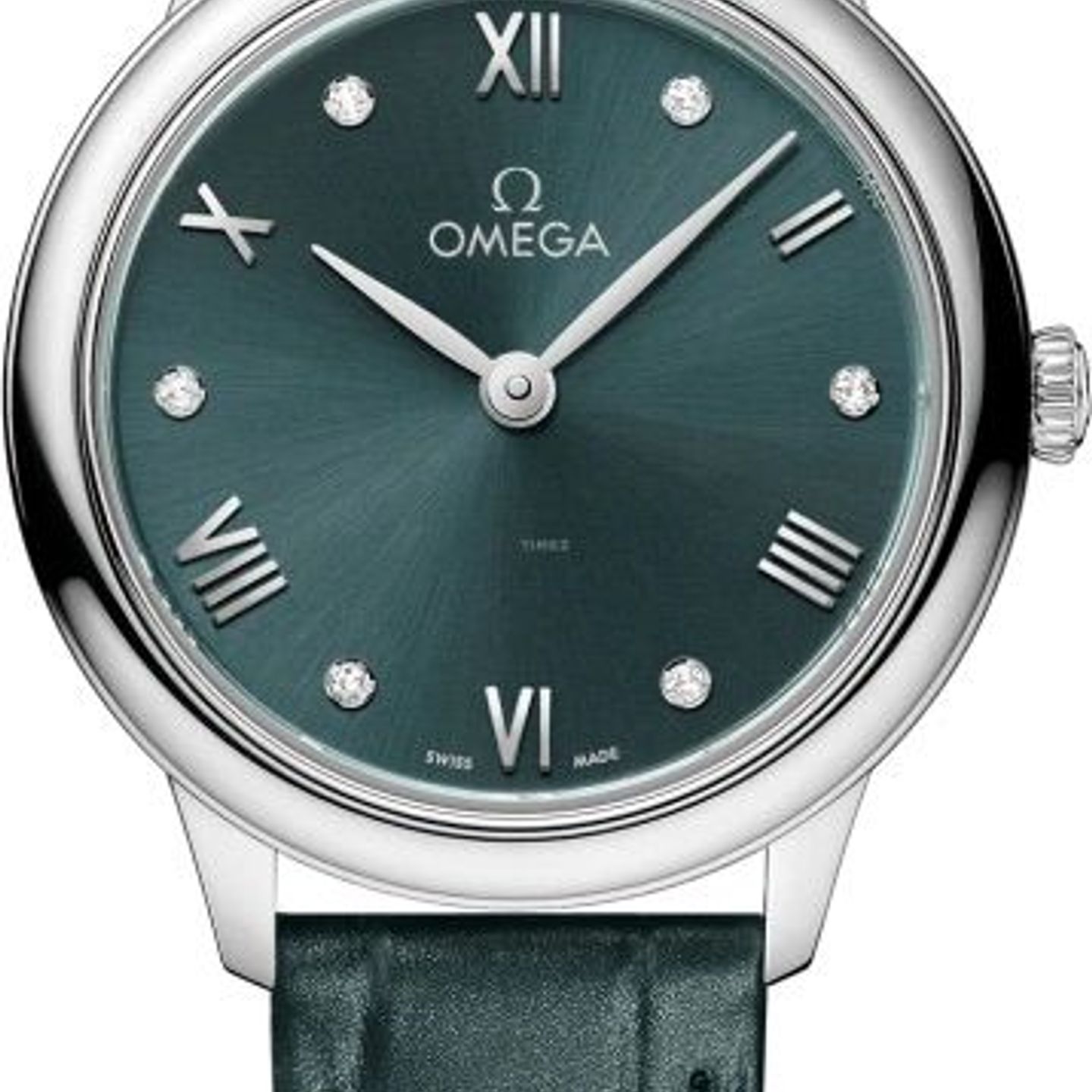 Omega De Ville 434.13.28.60.60.001 (2024) - Turquoise wijzerplaat 27mm Staal (1/1)