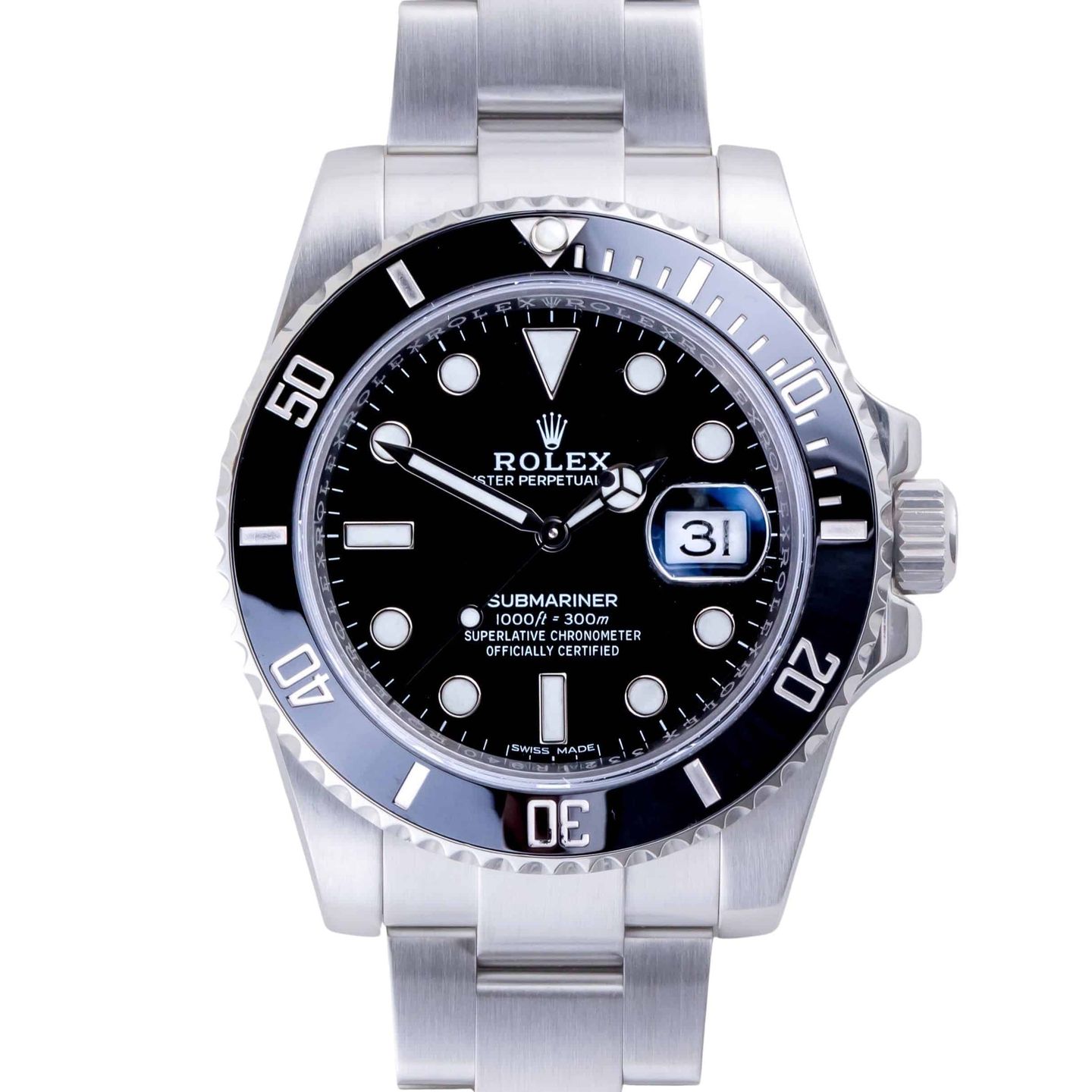 Rolex Submariner Date 116610LN (2018) - Black dial 40 mm Steel case (3/8)