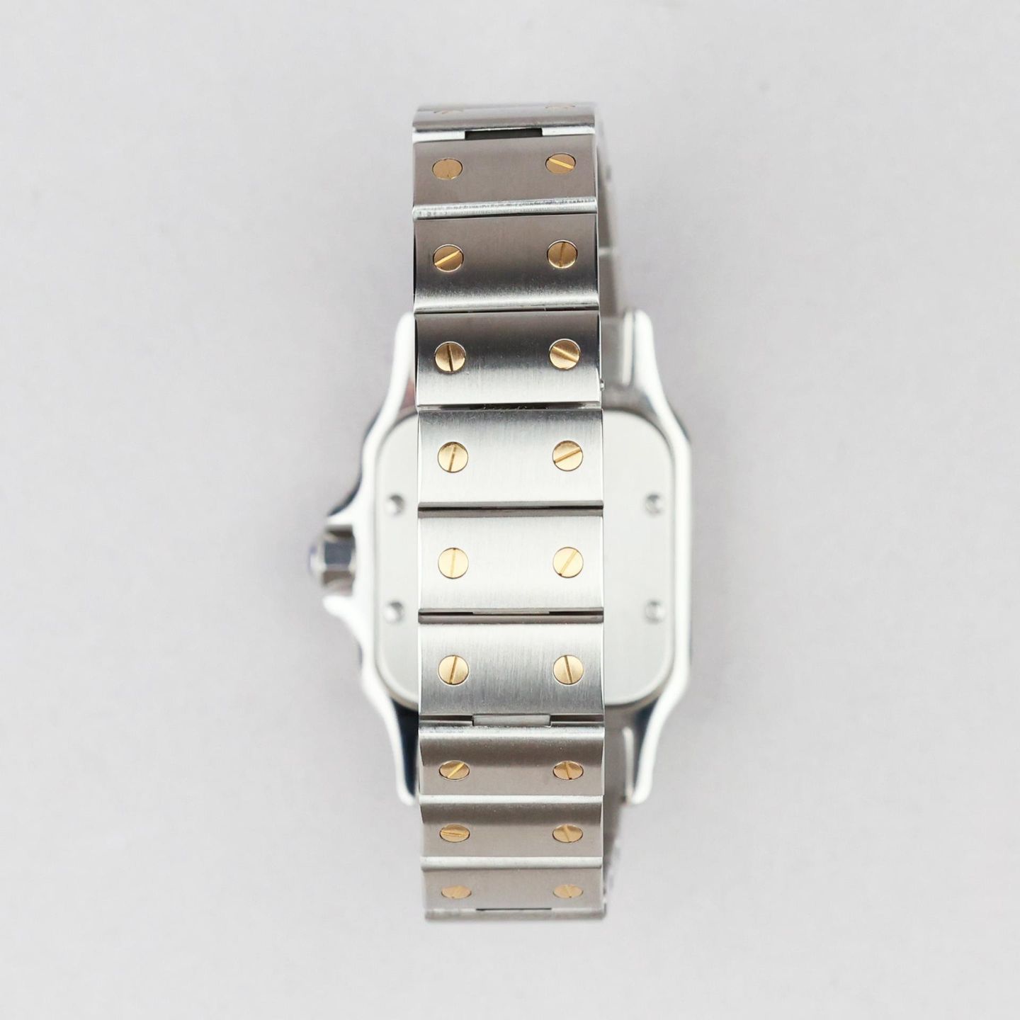 Cartier Santos Galbée 1567 (2018) - White dial 24 mm Gold/Steel case (7/8)