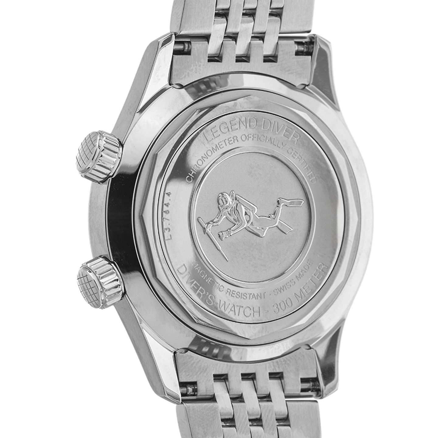 Longines Legend Diver L3.764.4.90.6 (2024) - Blauw wijzerplaat 39mm Staal (6/7)