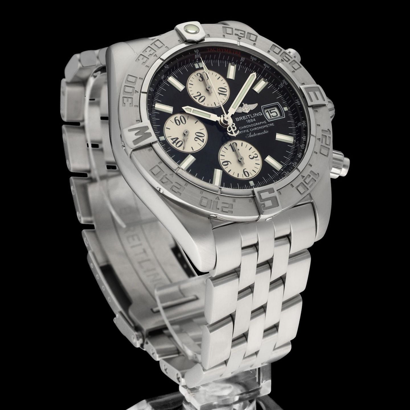 Breitling Galactic A13364 (2012) - Black dial 44 mm Steel case (4/8)