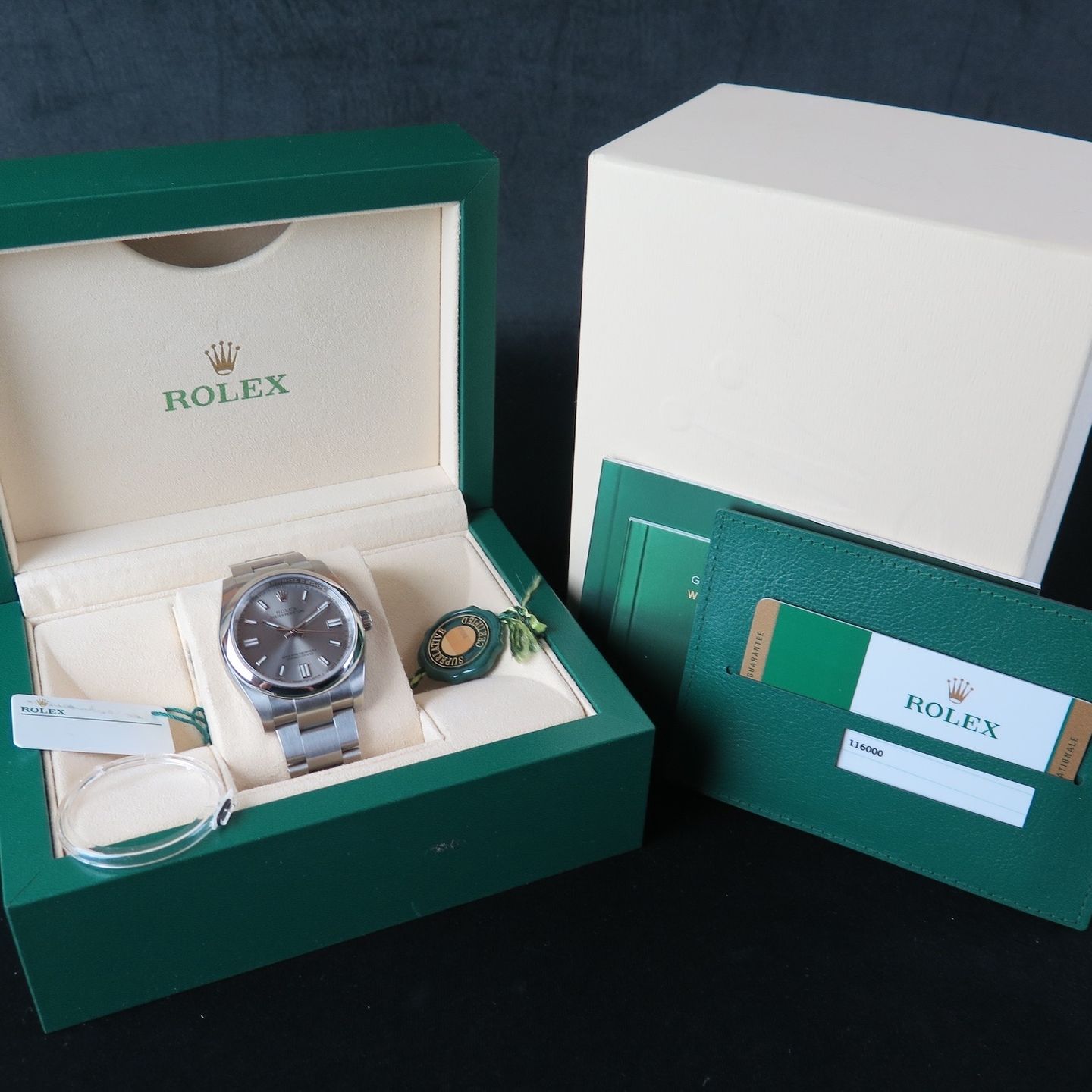 Rolex Oyster Perpetual 36 116000 (2017) - Zilver wijzerplaat 36mm Staal (8/8)