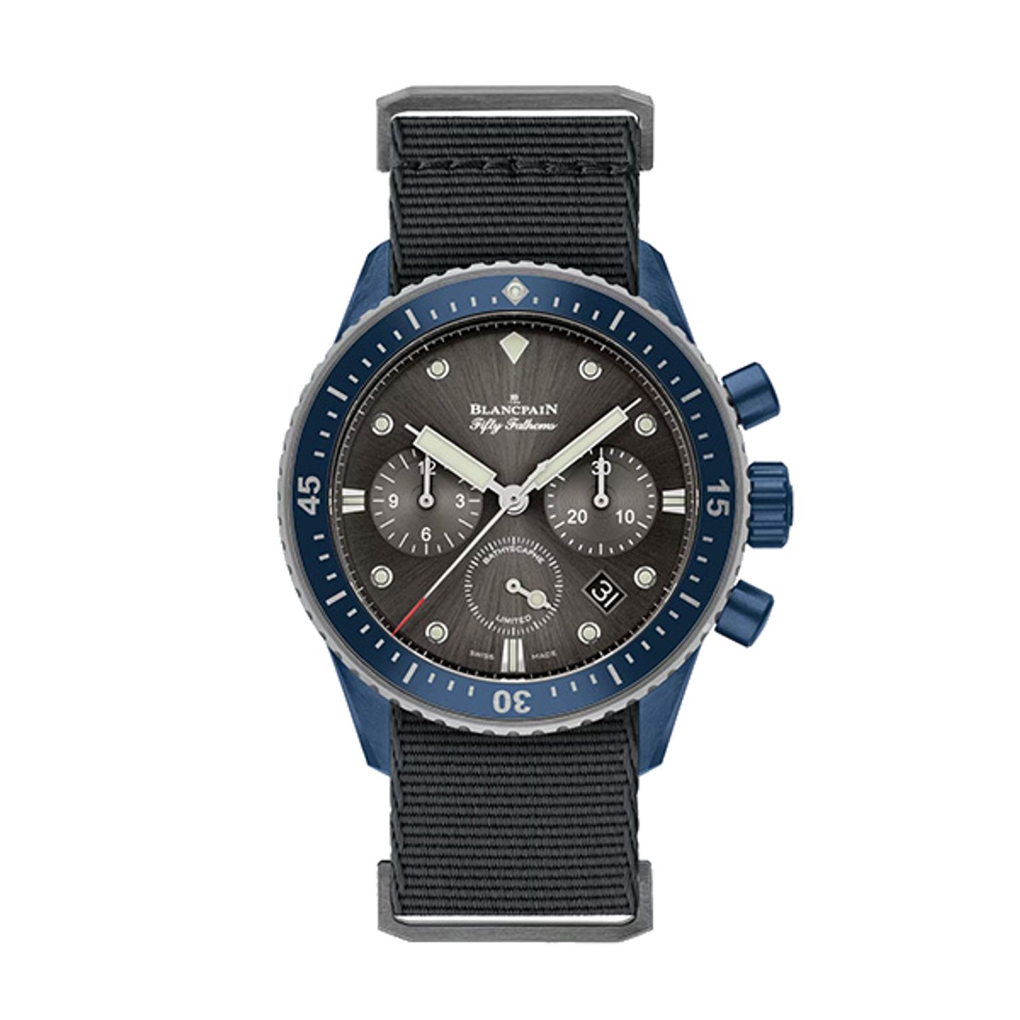 Blancpain Fifty Fathoms 5200-0310-NAGA (2026) - Grey dial 44 mm Ceramic case (1/1)