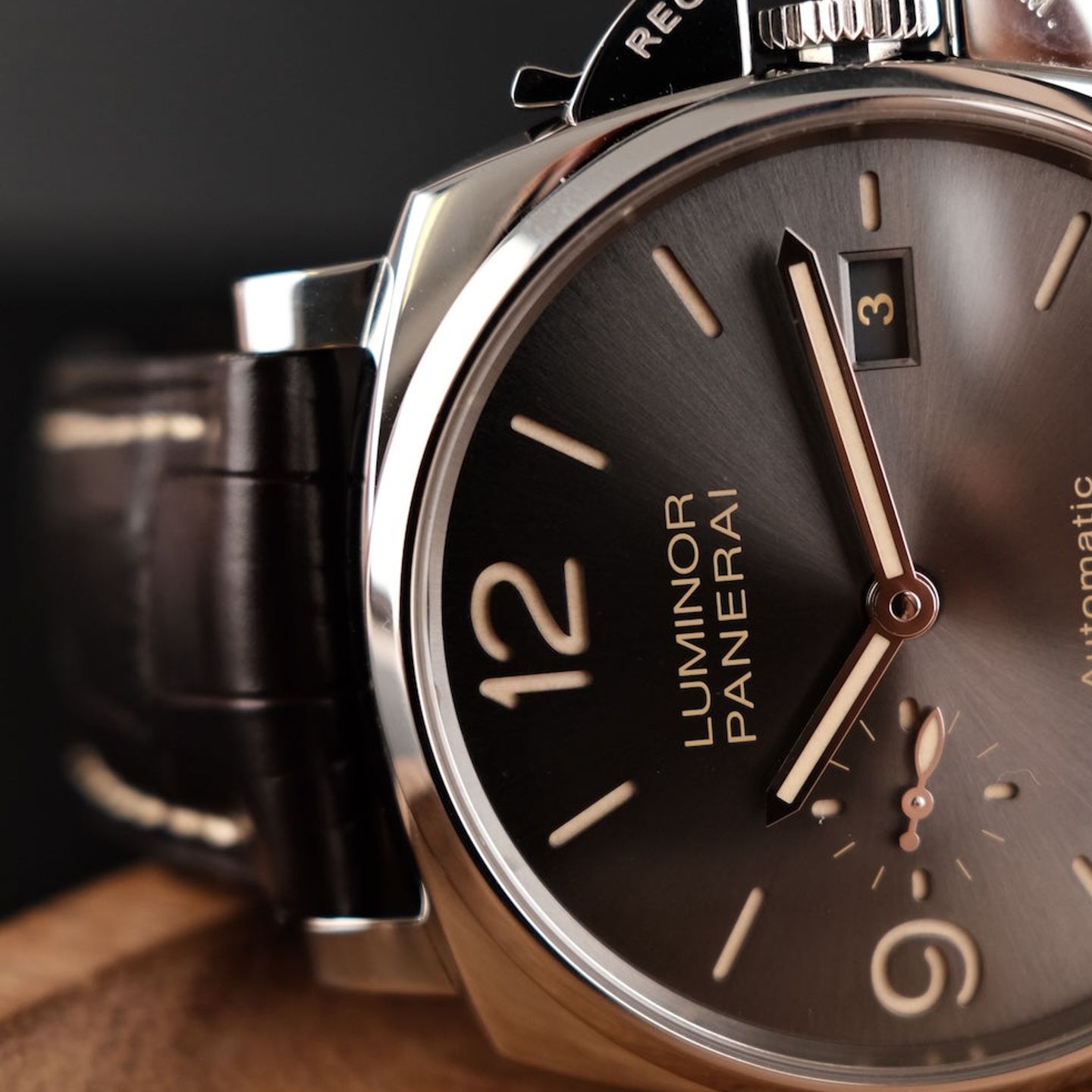 Panerai Luminor Due PAM00943 (2022) - Grijs wijzerplaat 45mm Staal (8/8)