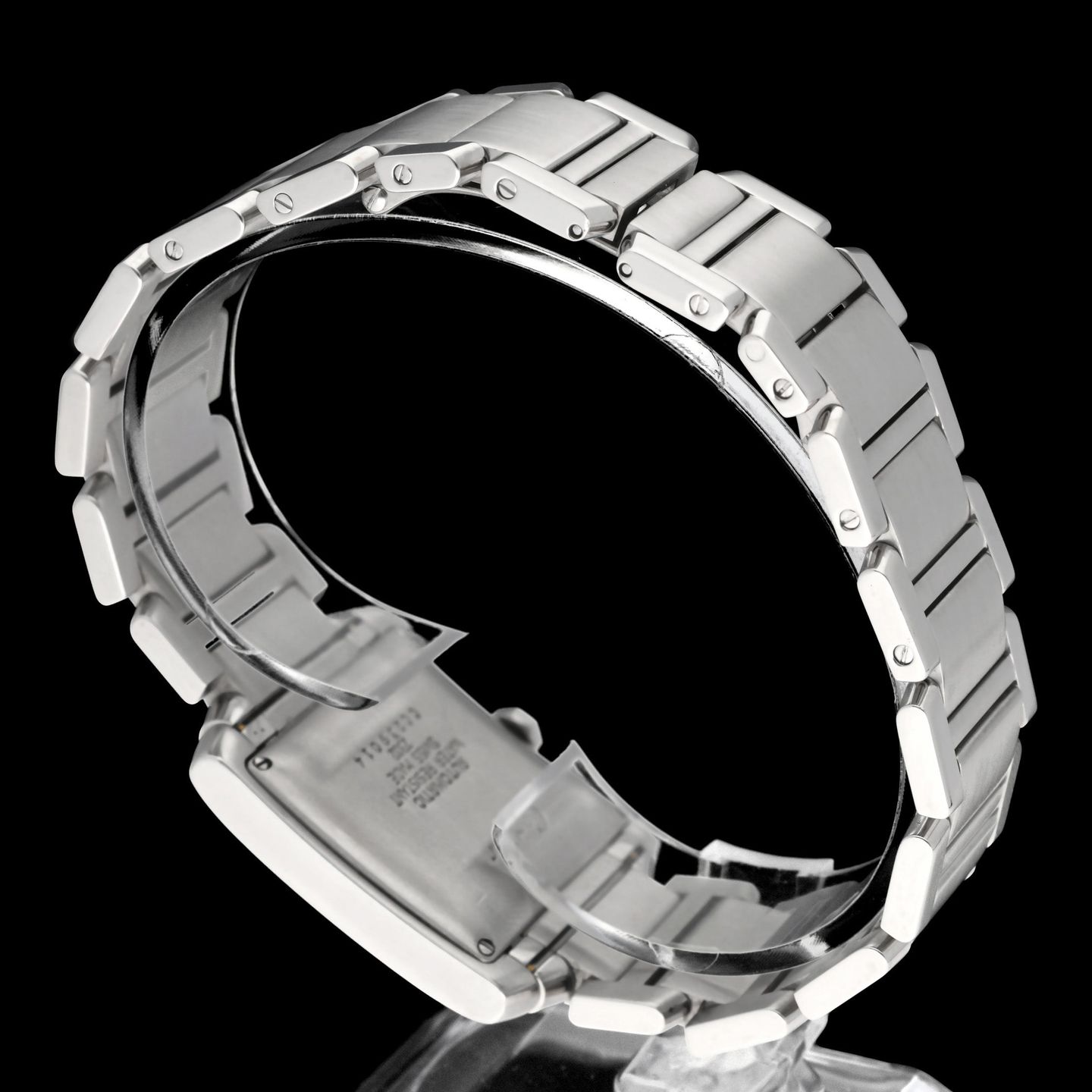 Cartier Tank Française 2302 (1998) - Silver dial 28 mm Steel case (8/8)