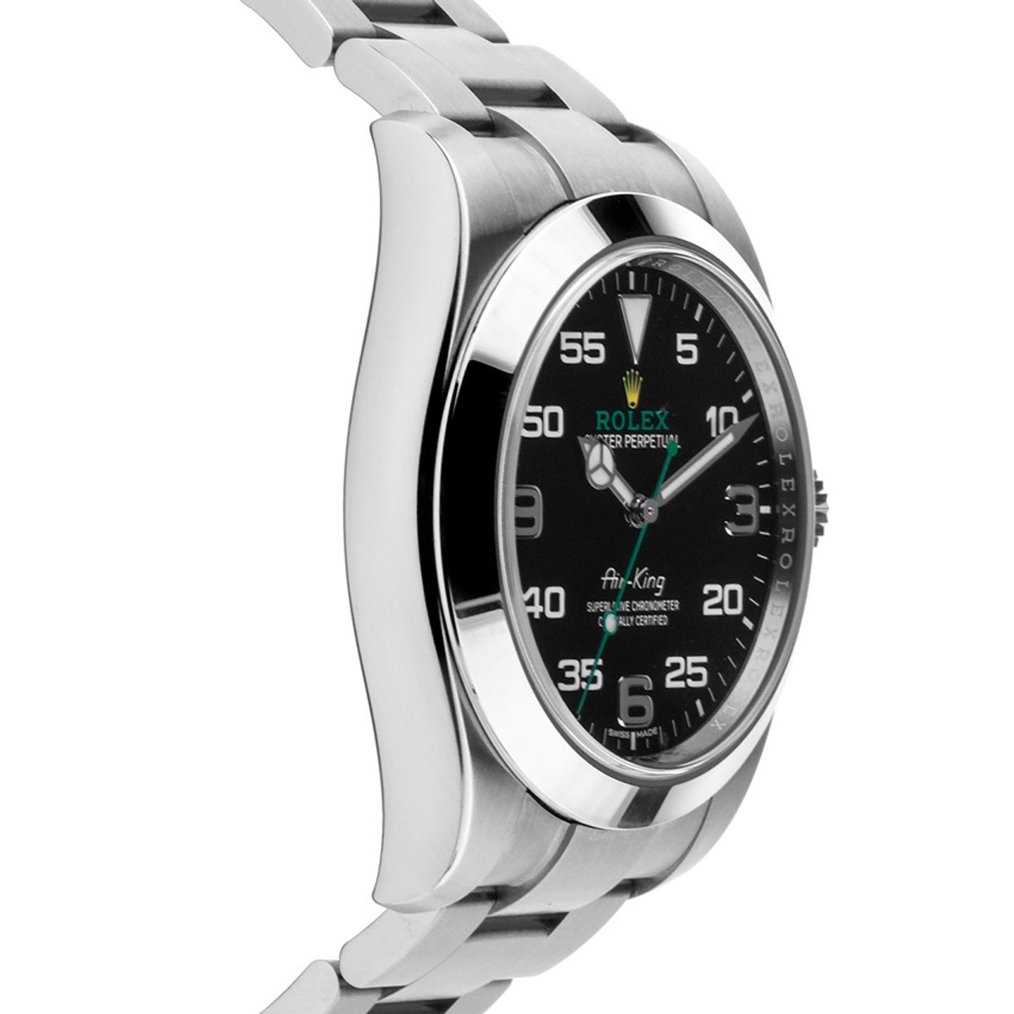 Rolex Air-King 116900 (2016) - Zwart wijzerplaat 40mm Staal (5/8)