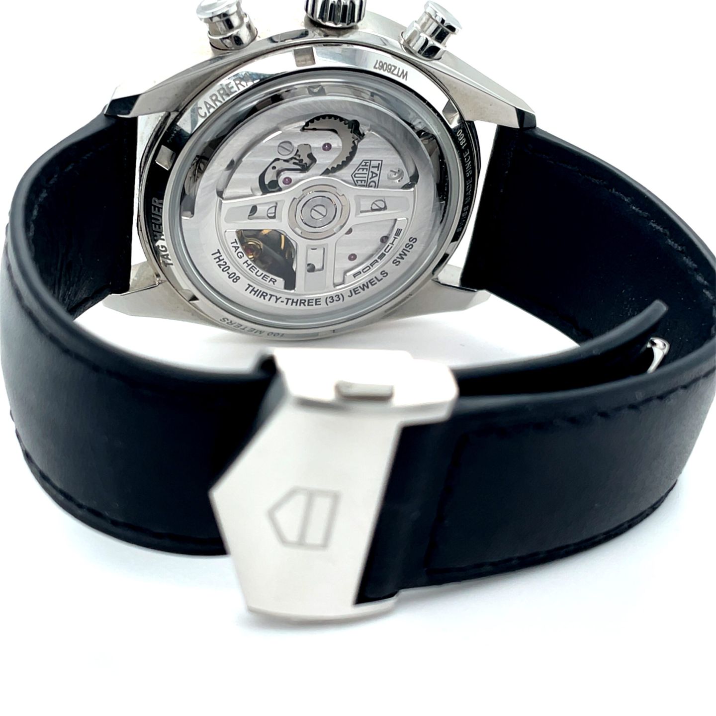 TAG Heuer Carrera Porsche Chronograph Special Edition CBS2011.FC6529 (2025) - Black dial 42 mm Steel case (7/8)