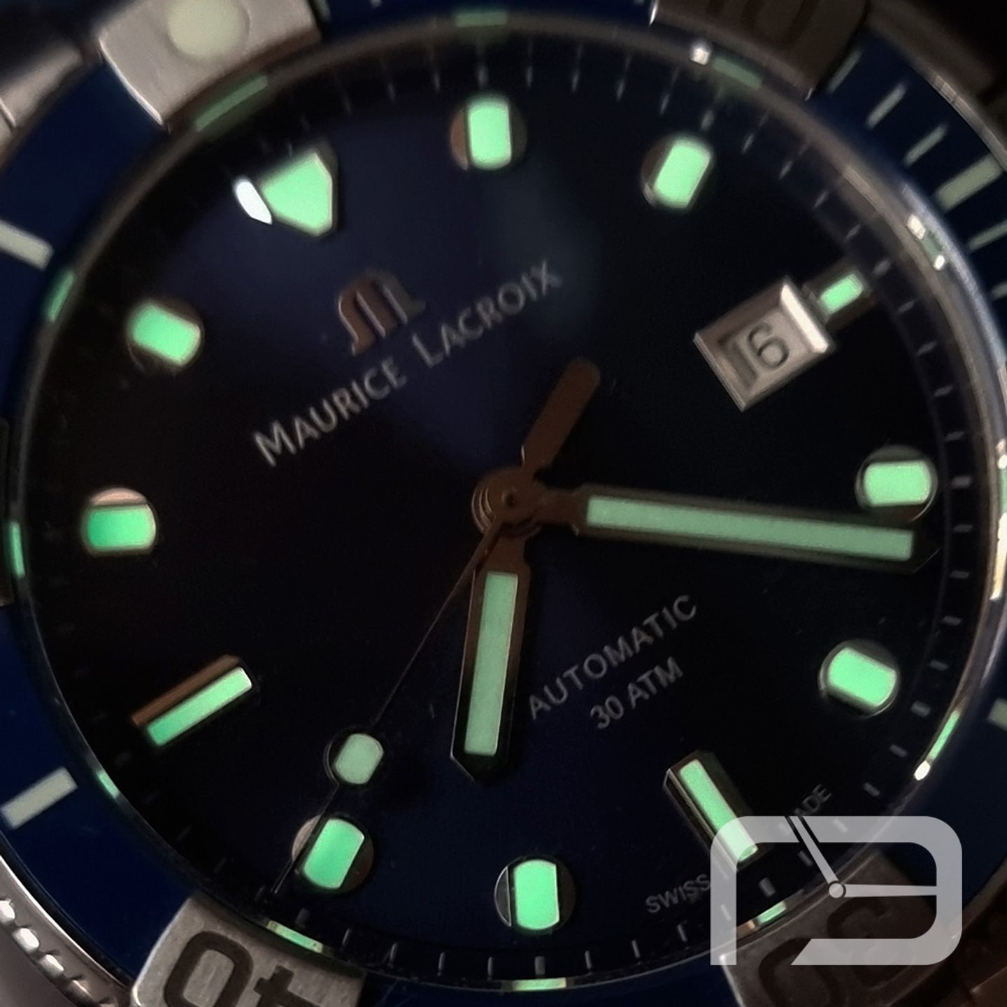 Maurice Lacroix Aikon AI6058-SS002-430-2 (Onbekend (willekeurig serienummer)) - Blauw wijzerplaat 43mm Staal (5/8)