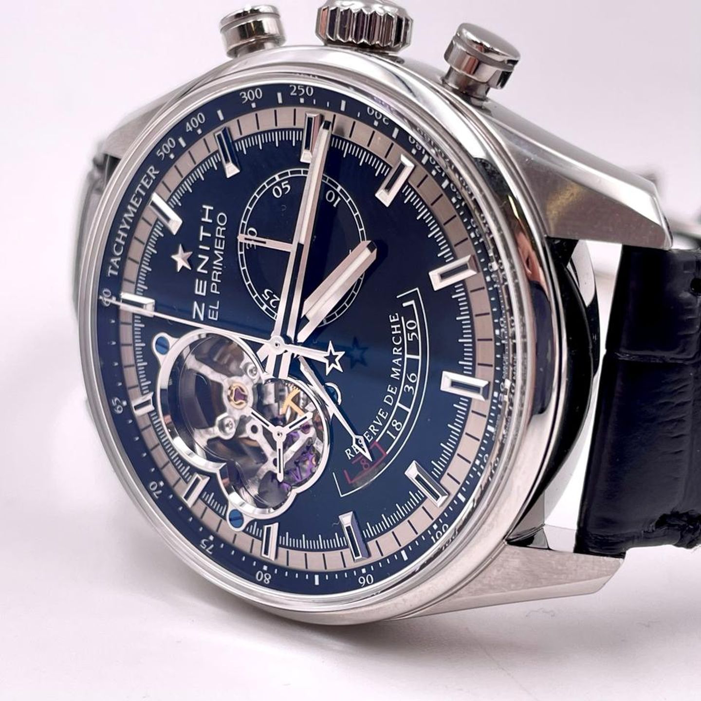 Zenith El Primero Chronomaster 03.2080.4021/21.C496 (2015) - Black dial 42 mm Steel case (3/10)