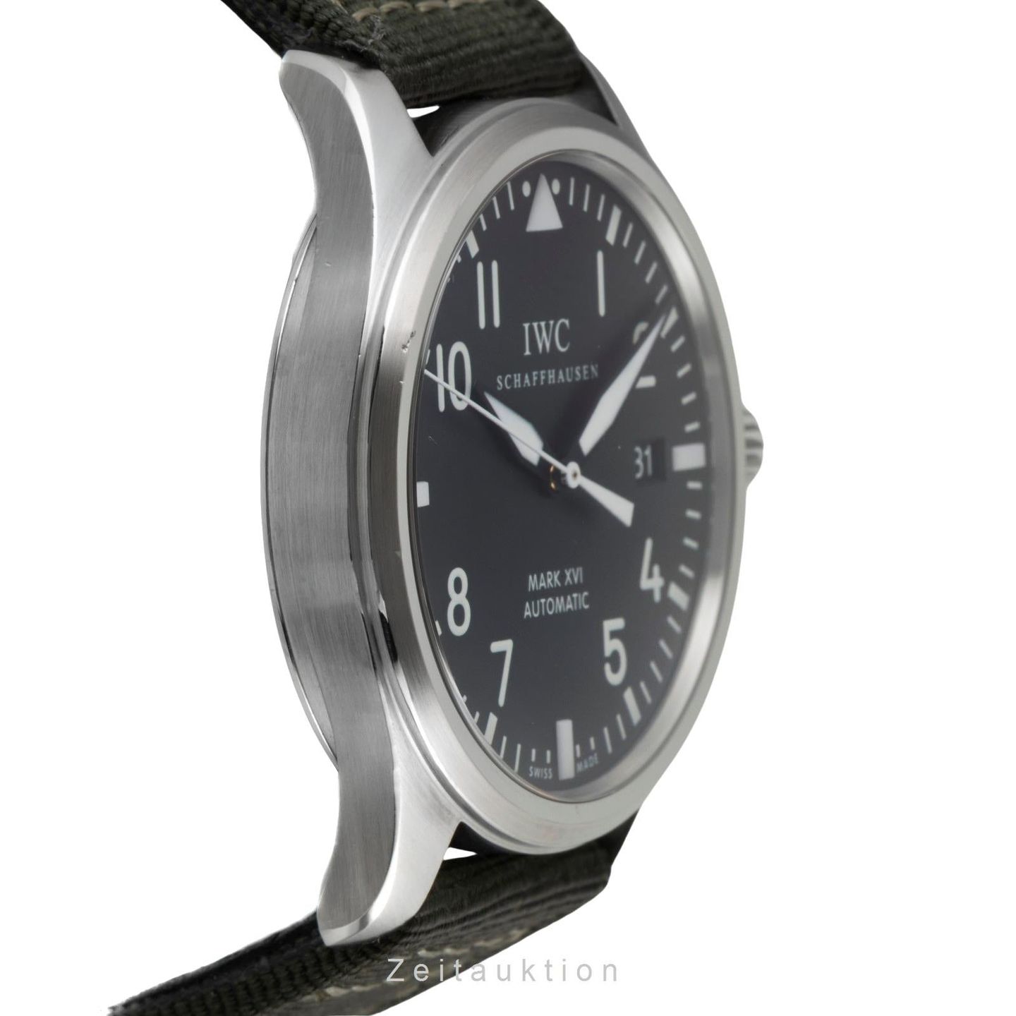 IWC Pilot Mark IW325501 (Unknown (random serial)) - Black dial 39 mm Steel case (6/8)