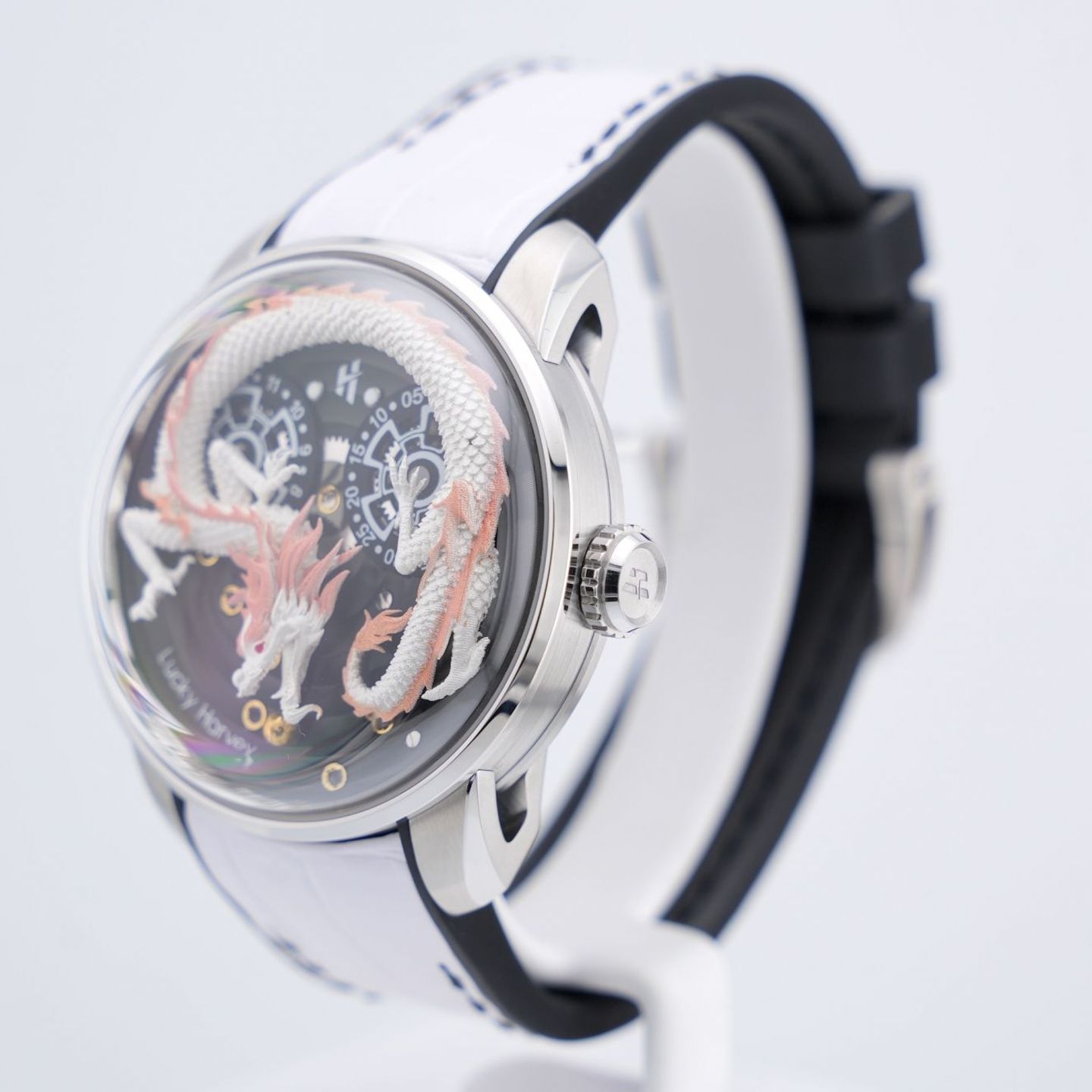 Lucky harvey Unknown White Dragon (2025) - Black dial 43 mm Steel case (2/8)