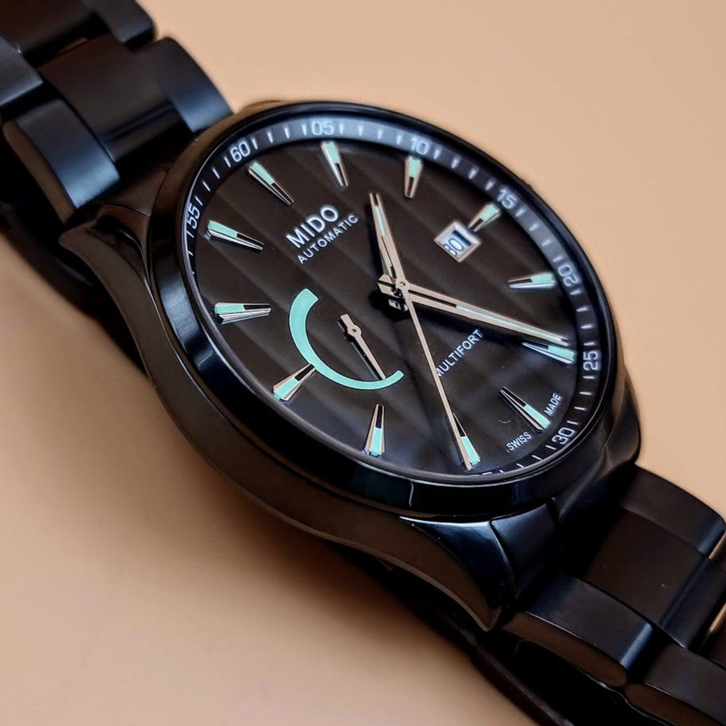 Mido Multifort M038.424.33.061.00 (2025) - Grey dial 42 mm Steel case (4/8)