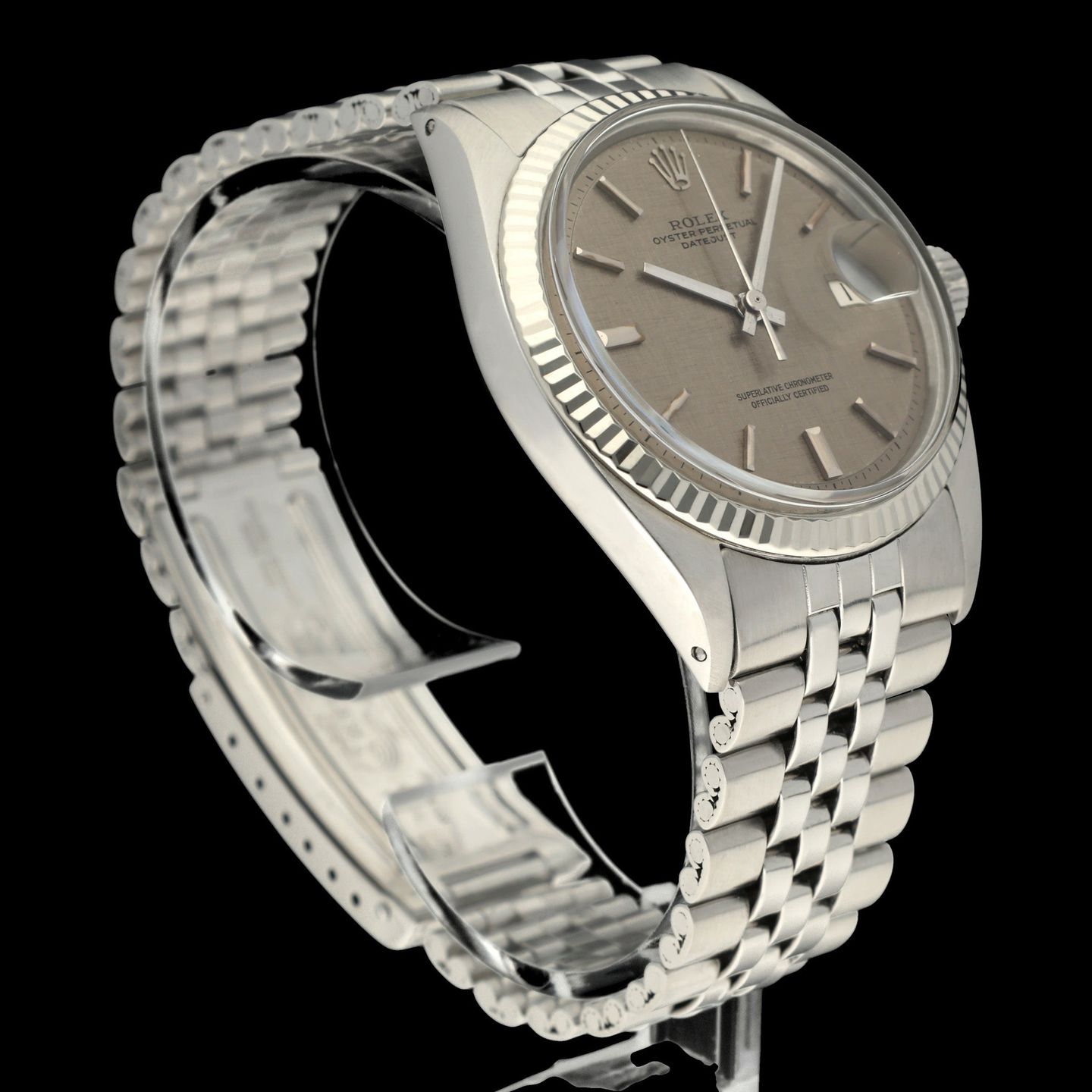 Rolex Datejust 1601 (1972) - Grey dial 36 mm Steel case (6/8)