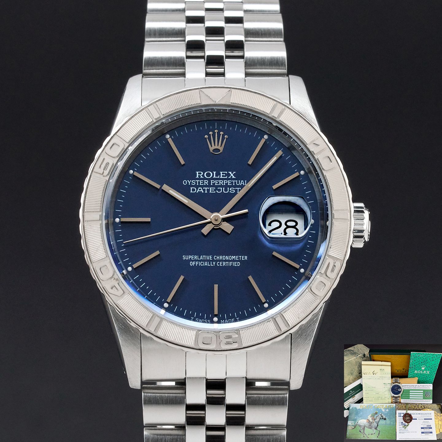 Rolex Datejust Turn-O-Graph 16264 (1991) - 36mm Staal (1/8)