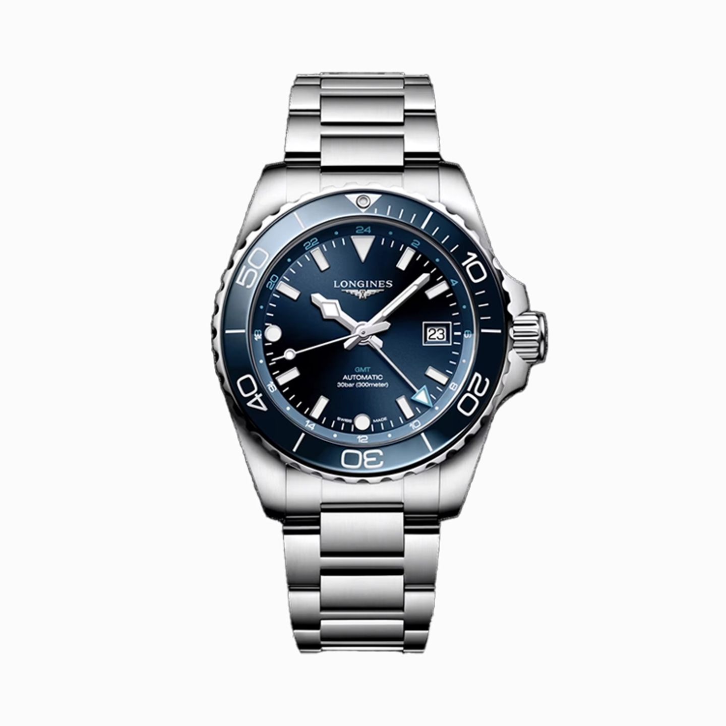 Longines HydroConquest L3.790.4.96.6 (2025) - Blauw wijzerplaat 41mm Staal (1/1)