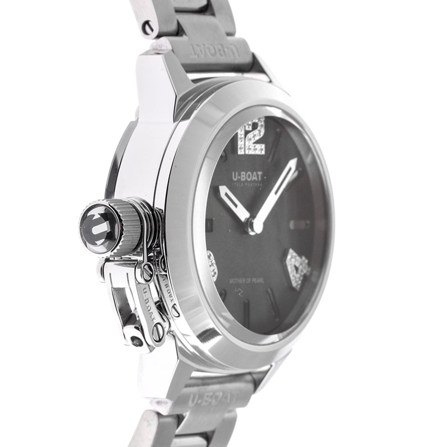 U-Boat Classico 8899 (Unknown (random serial)) - Pearl dial 31 mm Steel case (4/5)