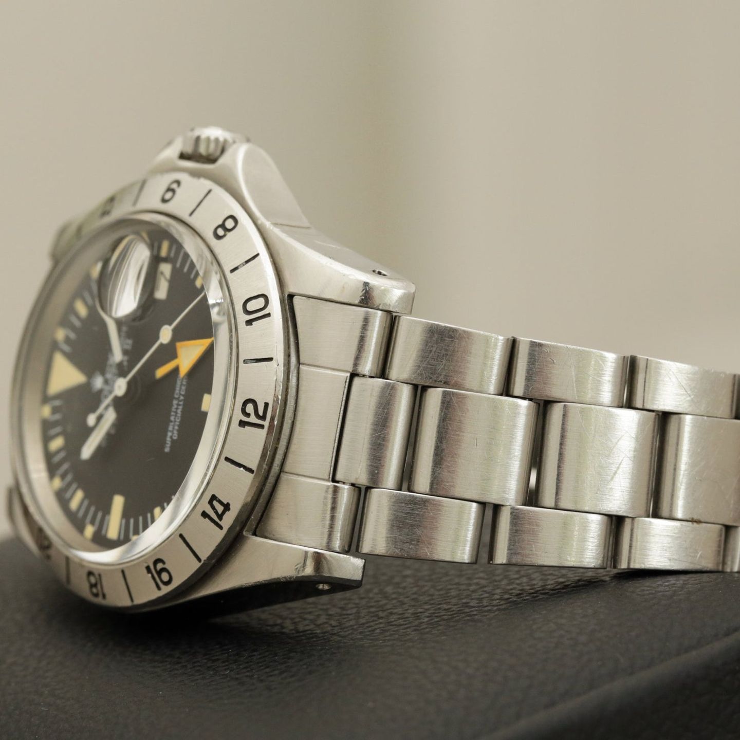 Rolex Explorer II 1655 (1974) - Zwart wijzerplaat 47mm Staal (3/7)