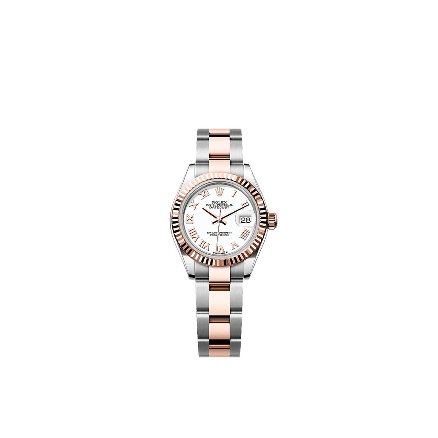 Rolex Lady-Datejust 279171 (2025) - White dial 28 mm Gold/Steel case (1/1)