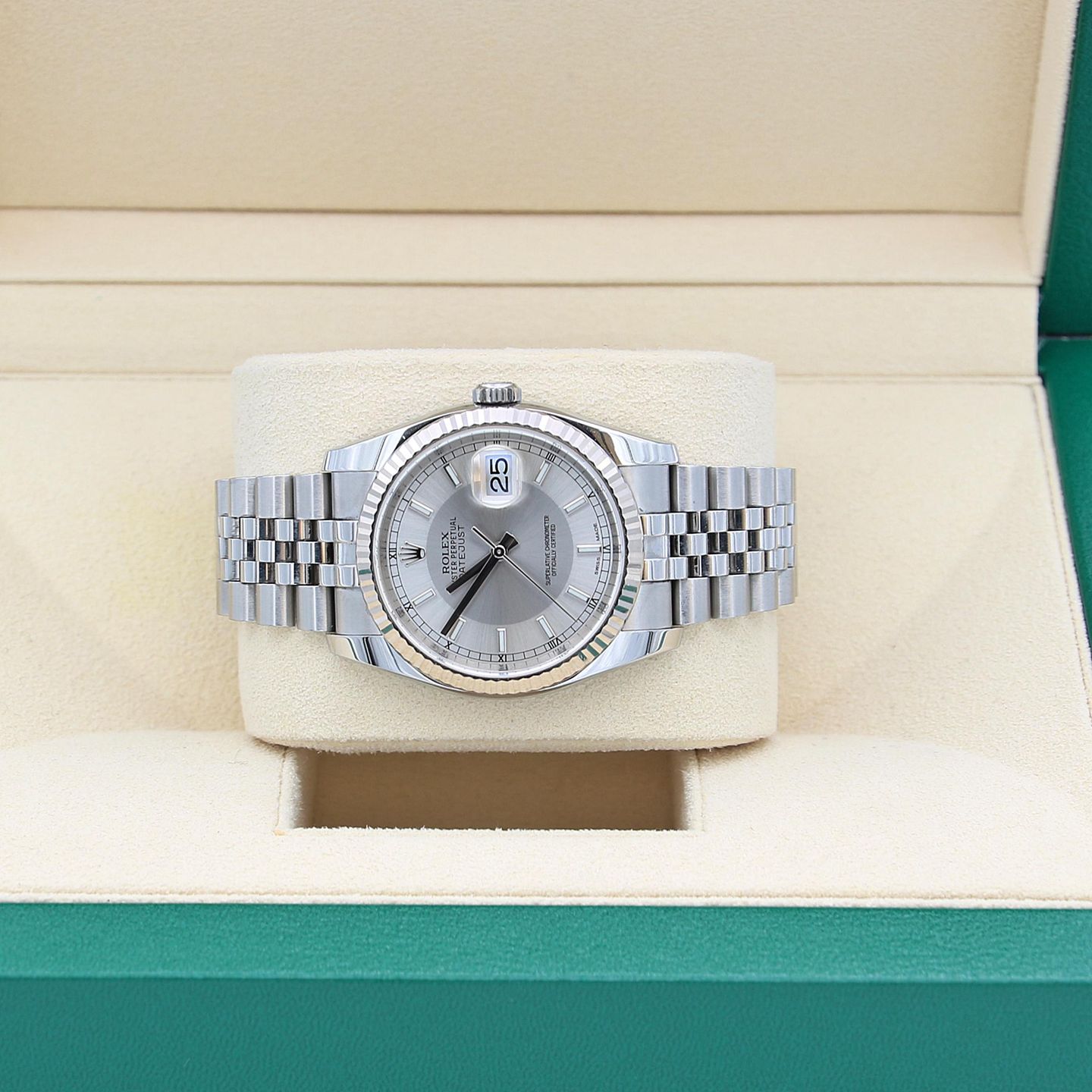 Rolex Datejust 36 116234 (Unknown (random serial)) - Silver dial 36 mm Steel case (3/7)