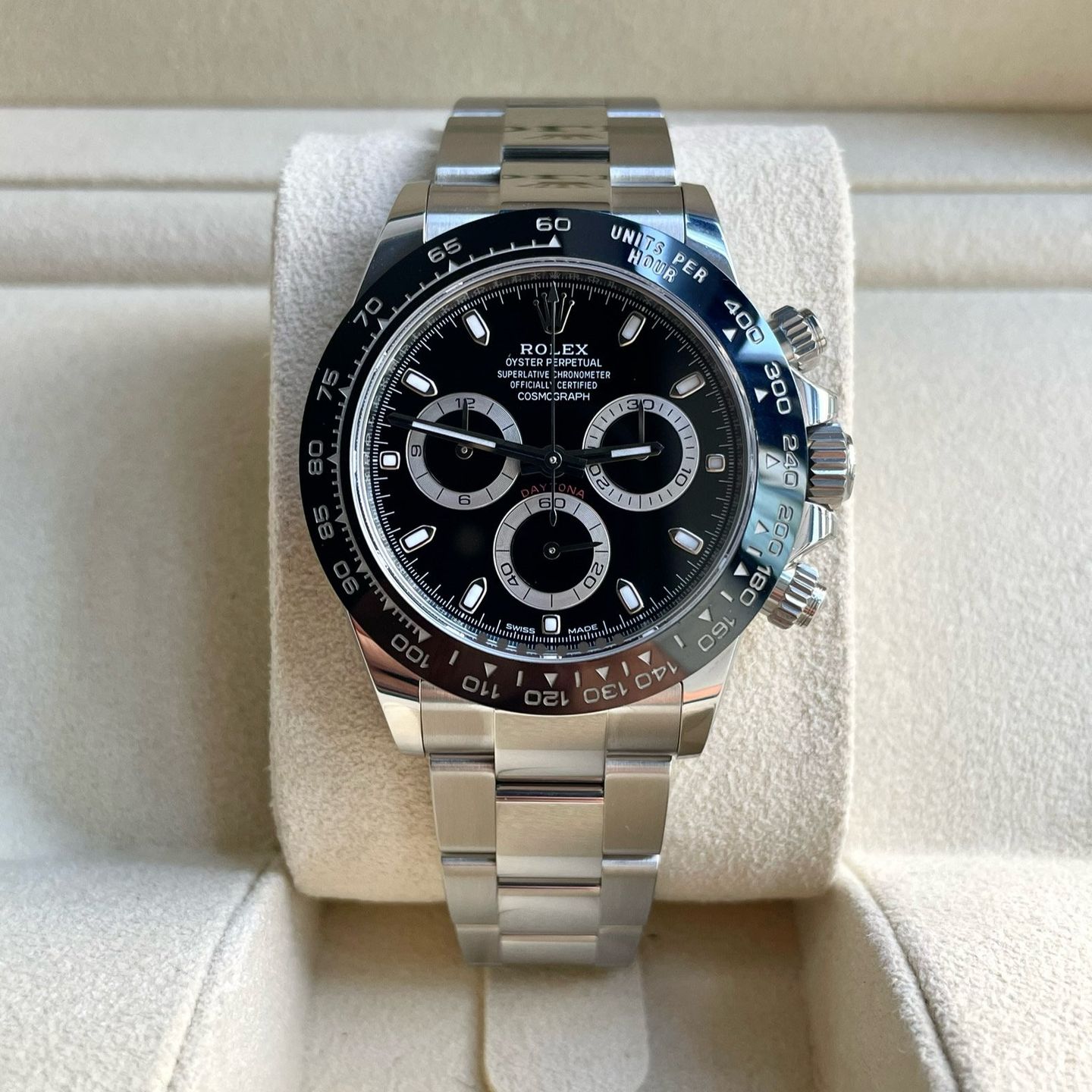 Rolex Daytona 116500LN (2022) - Zwart wijzerplaat 40mm Staal (1/7)