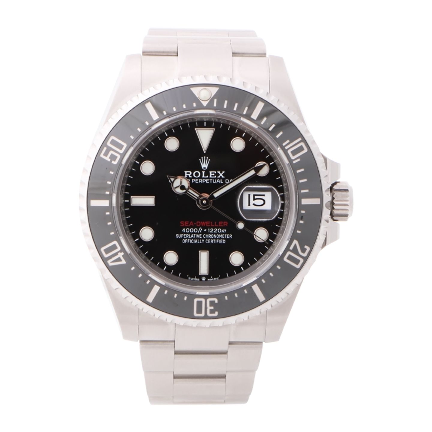 Rolex Sea-Dweller 126600 (2024) - Zwart wijzerplaat 43mm Staal (1/4)