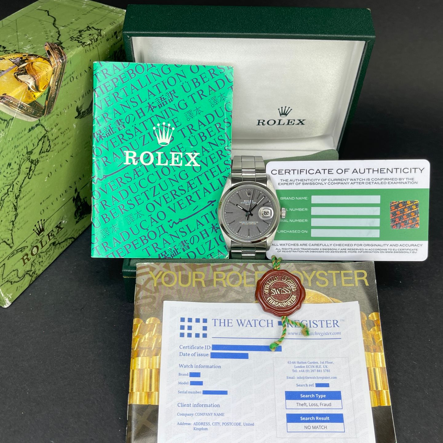 Rolex Oyster Perpetual Date 1500 (1971) - 34mm Staal (2/8)