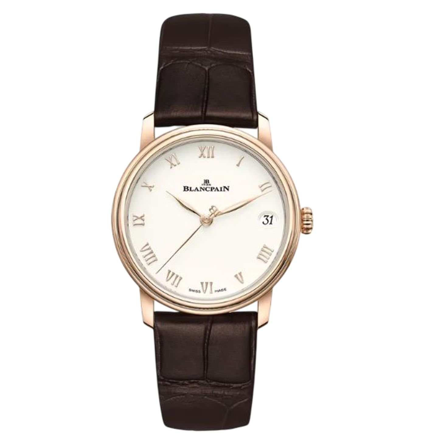 Blancpain Villeret 6127-3642-55B (2026) - White dial 33 mm Red Gold case (1/1)
