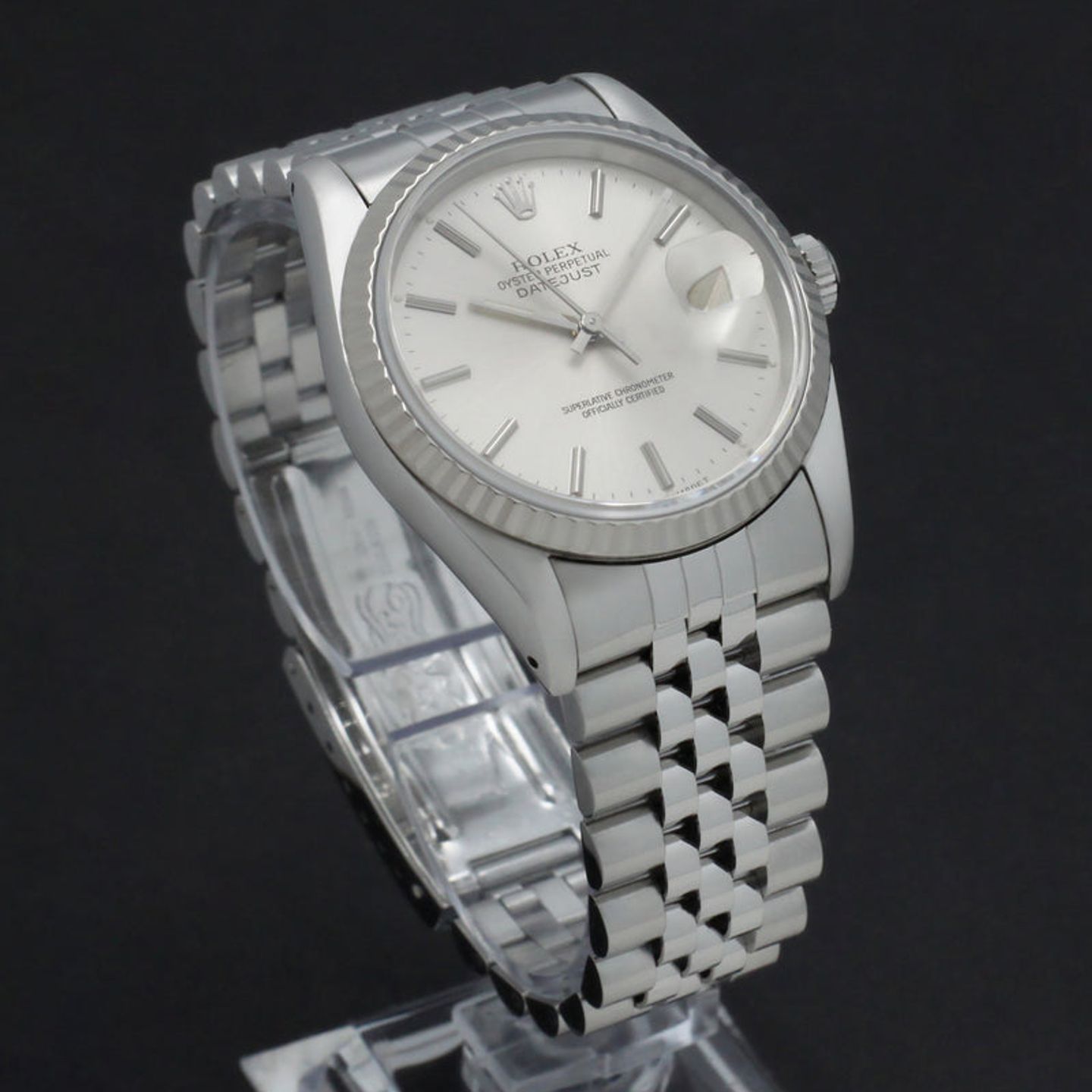 Rolex Datejust 36 16234 (1992) - Silver dial 36 mm Steel case (6/7)