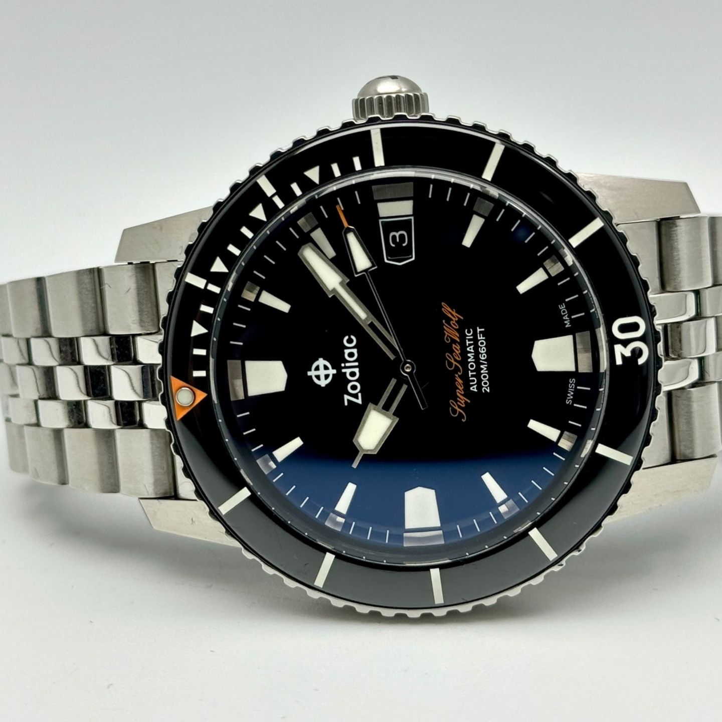 Zodiac Sea Wolf ZO9296 (2024) - Blue dial 40 mm Steel case (2/9)