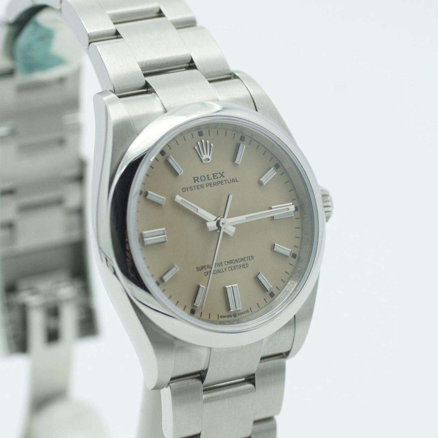 Rolex Oyster Perpetual 36 126000 (2020) - Beige wijzerplaat 36mm Staal (6/8)