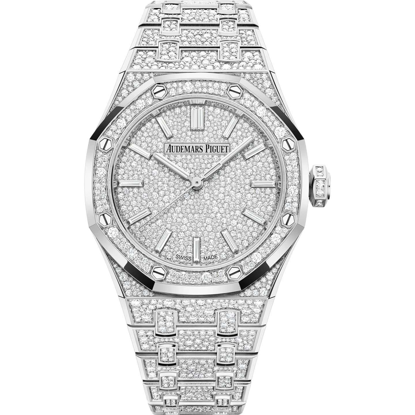Audemars Piguet Royal Oak Selfwinding 15552BC.ZZ.1358BC.01 (2025) - Diamond dial 37 mm White Gold case (1/1)