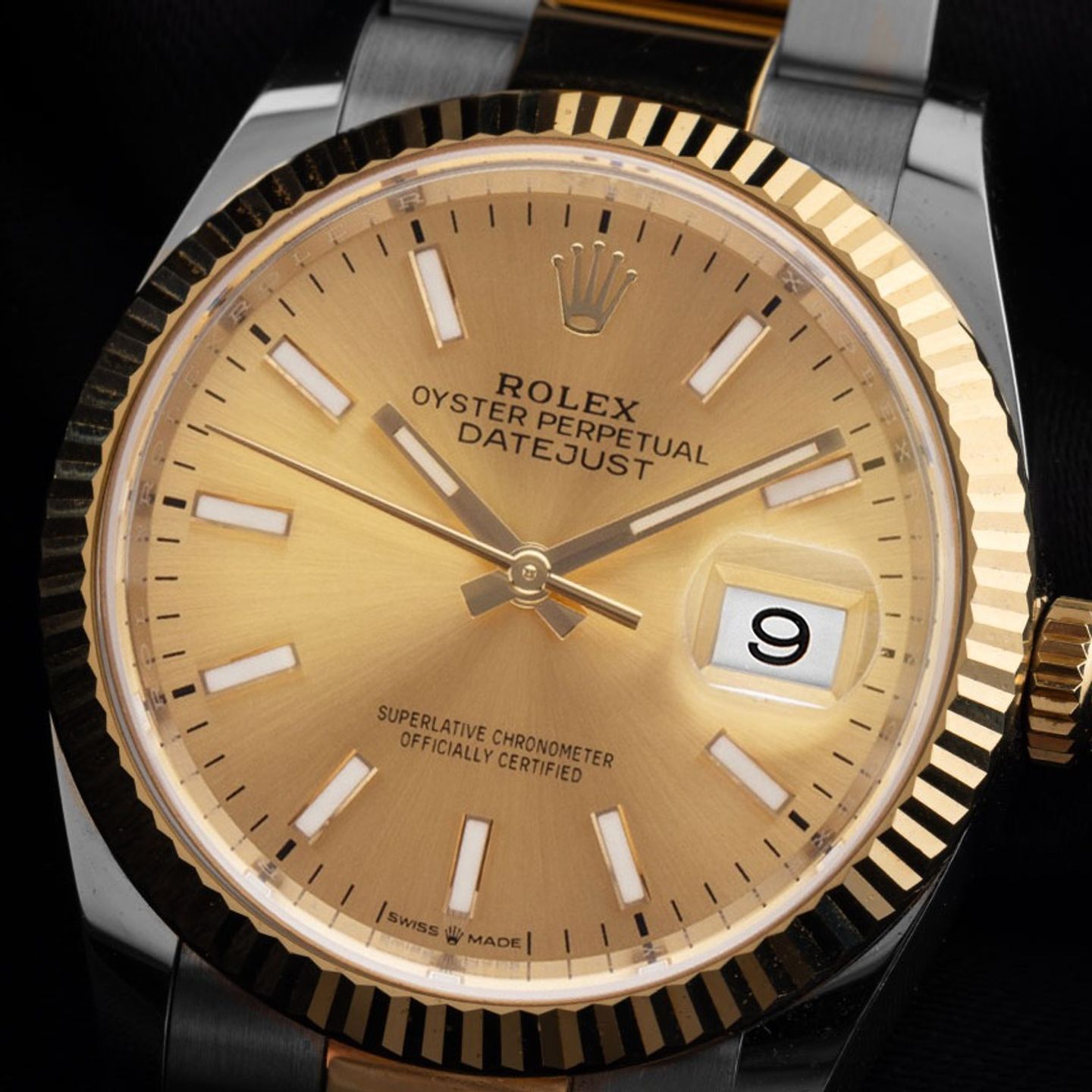 Rolex Datejust 36 126233 (2019) - Champagne dial 36 mm Gold/Steel case (3/7)