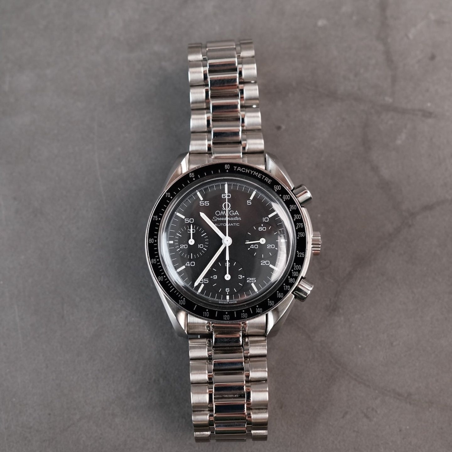 Omega Speedmaster 3510.5 (Unknown (random serial)) - Black dial 39 mm Steel case (4/8)