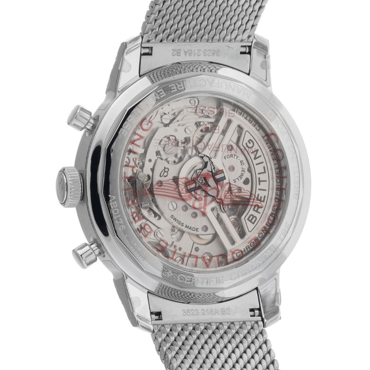 Breitling Top Time AB01762A1L1A1 (2025) - Groen wijzerplaat 41mm Staal (6/7)