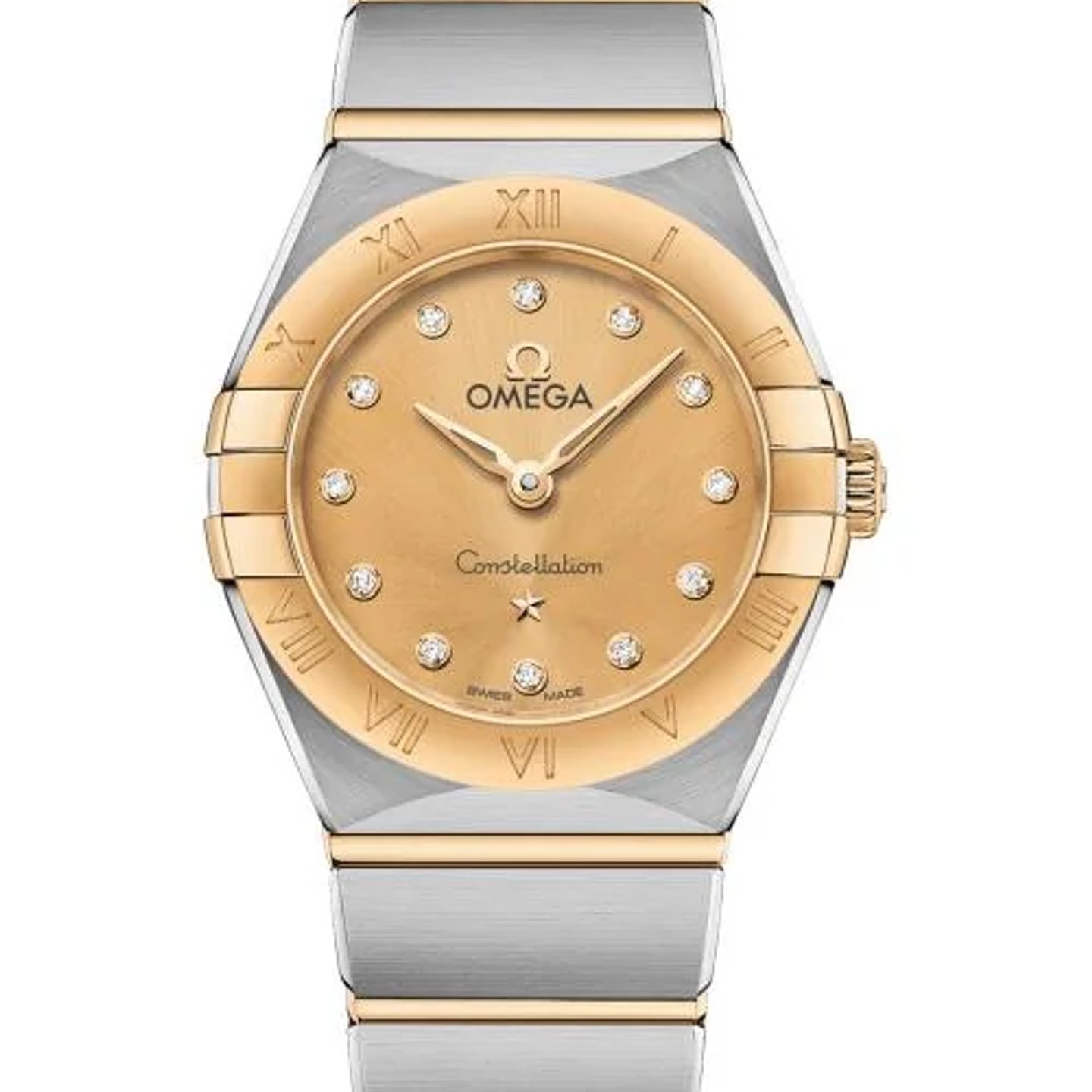 Omega Constellation Quartz 131.20.25.60.58.001 (2026) - Champagne wijzerplaat 25mm Staal (1/1)