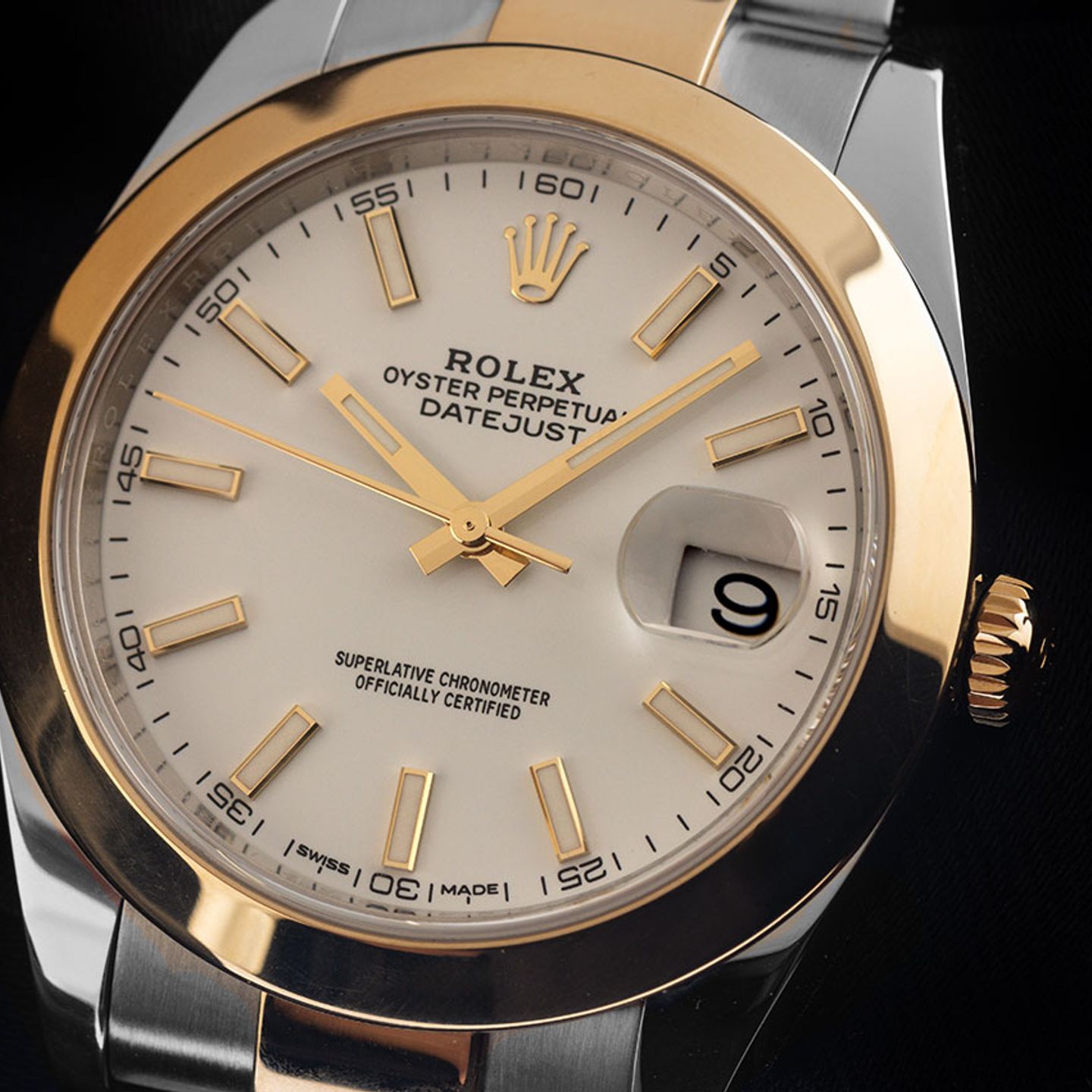 Rolex Datejust 41 126303 (Unknown (random serial)) - White dial 41 mm Gold/Steel case (3/7)