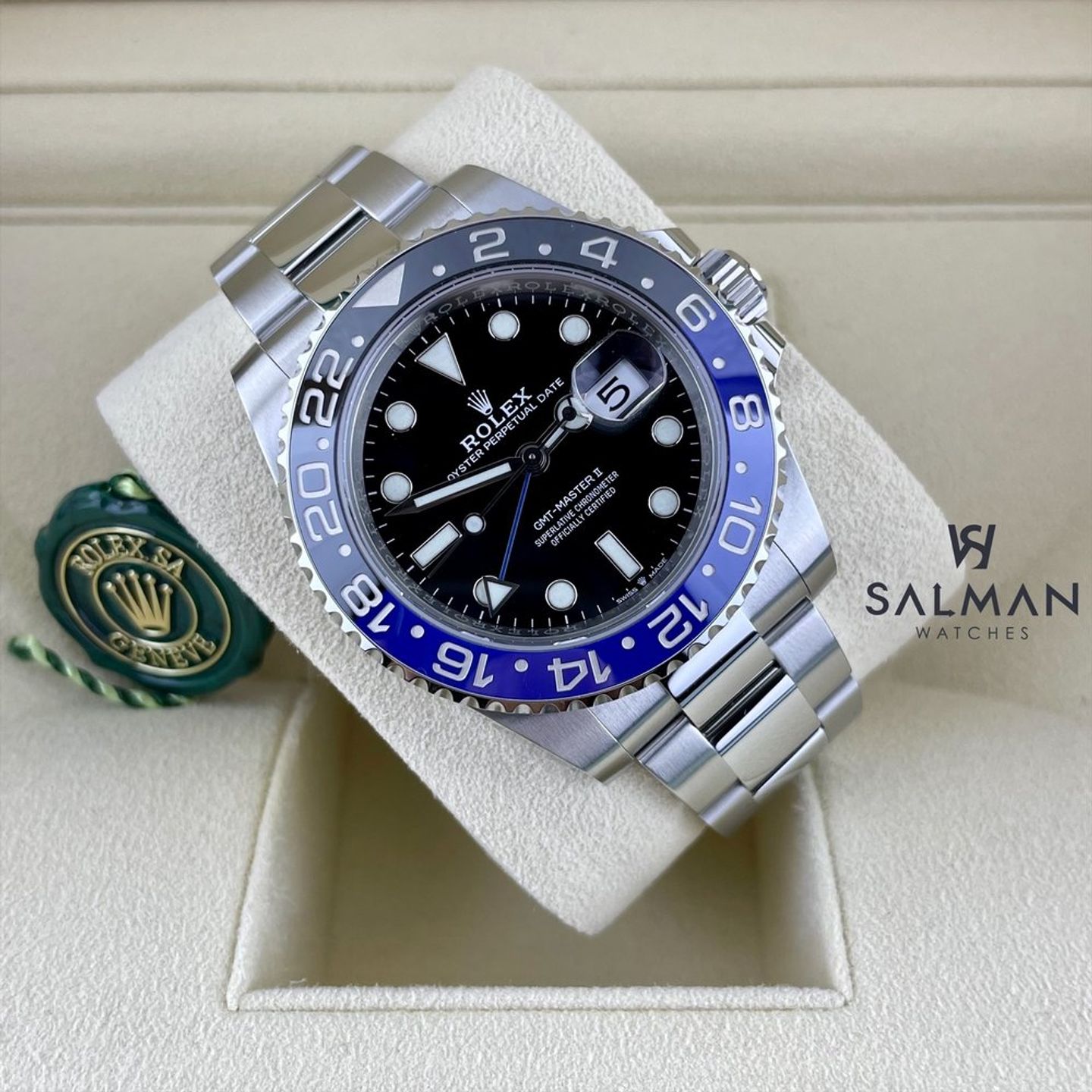 Rolex GMT-Master II 126710BLNR (2022) - Zwart wijzerplaat 40mm Staal (2/4)