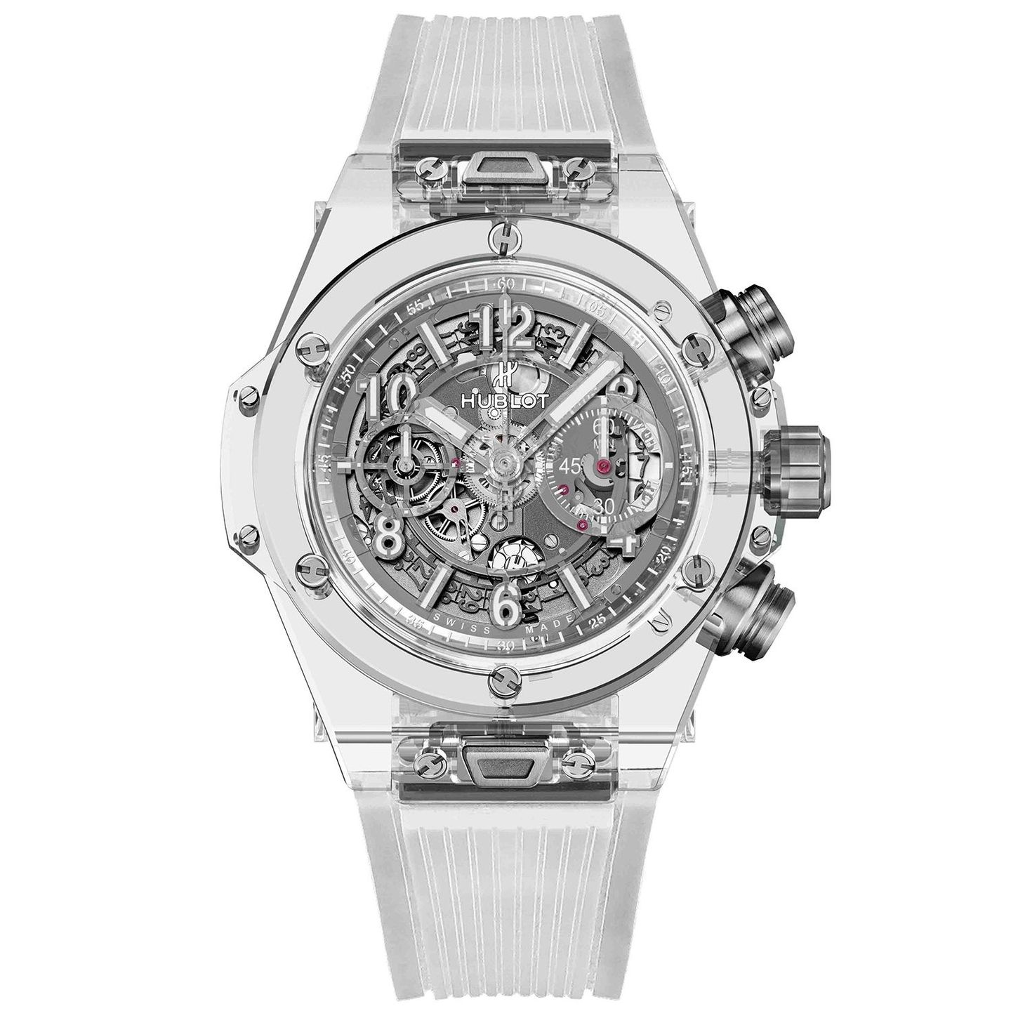 Hublot Big Bang Unico 441.JX.4802.RT (Onbekend (willekeurig serienummer)) - Transparant wijzerplaat 42mm Plastic (1/1)